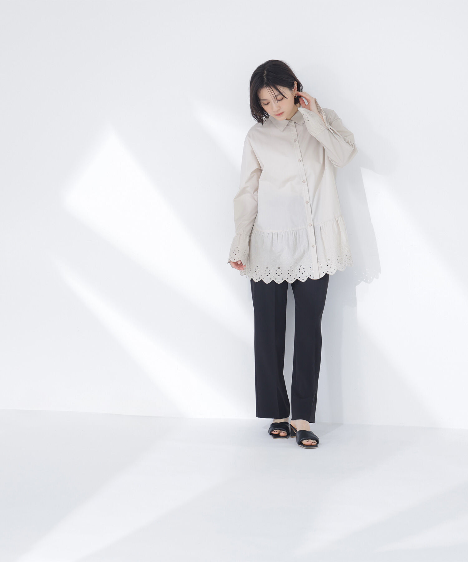  「セミフレアツイルパンツ」|その他|