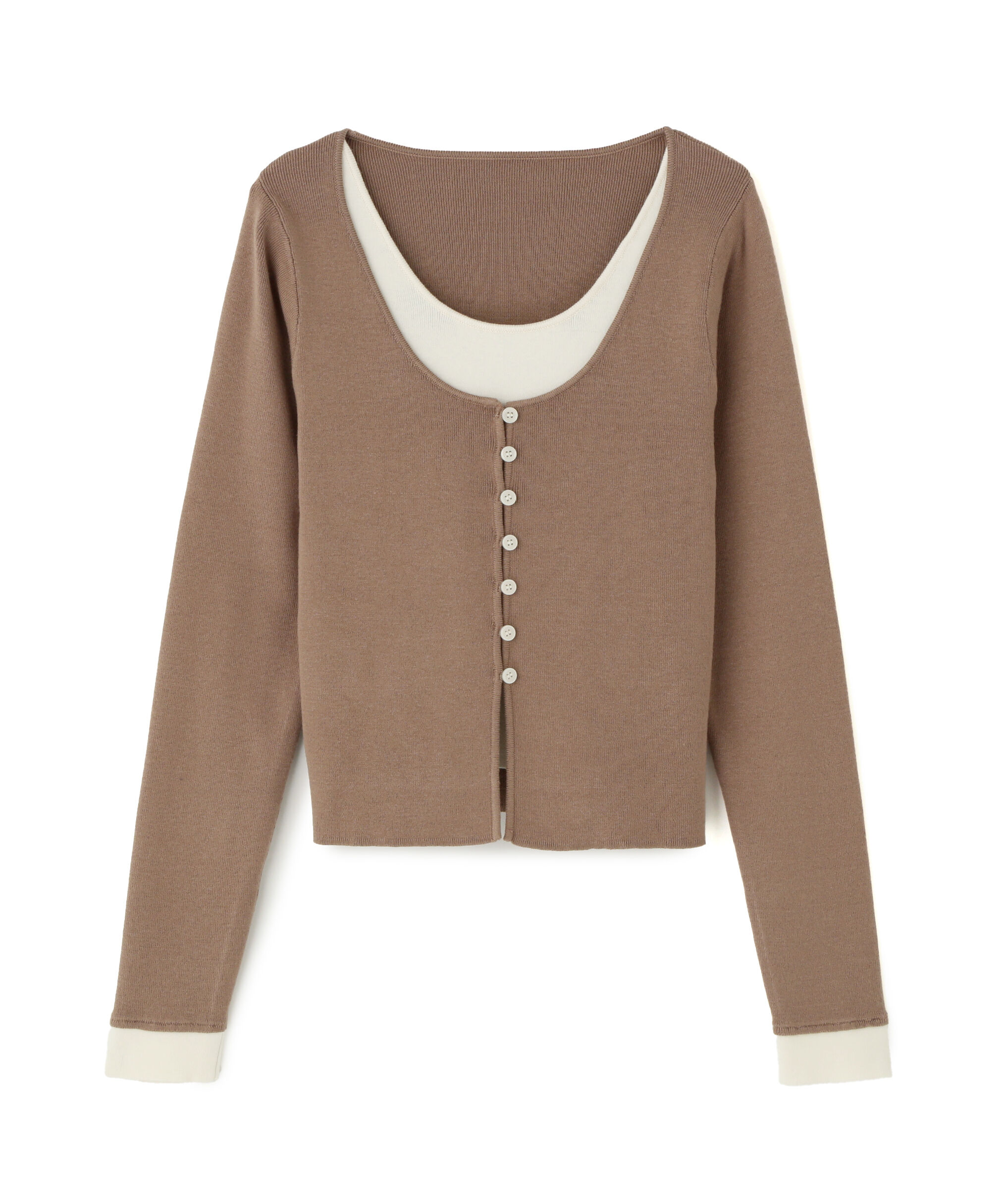  「レイヤードライクニット」|ニット・セーター|