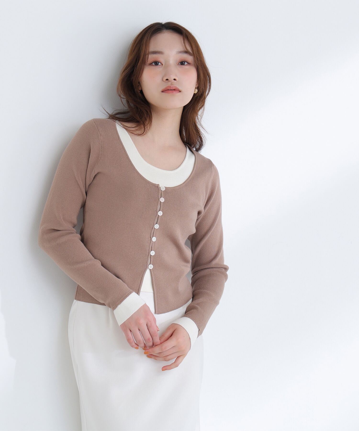  「レイヤードライクニット」|ニット・セーター|