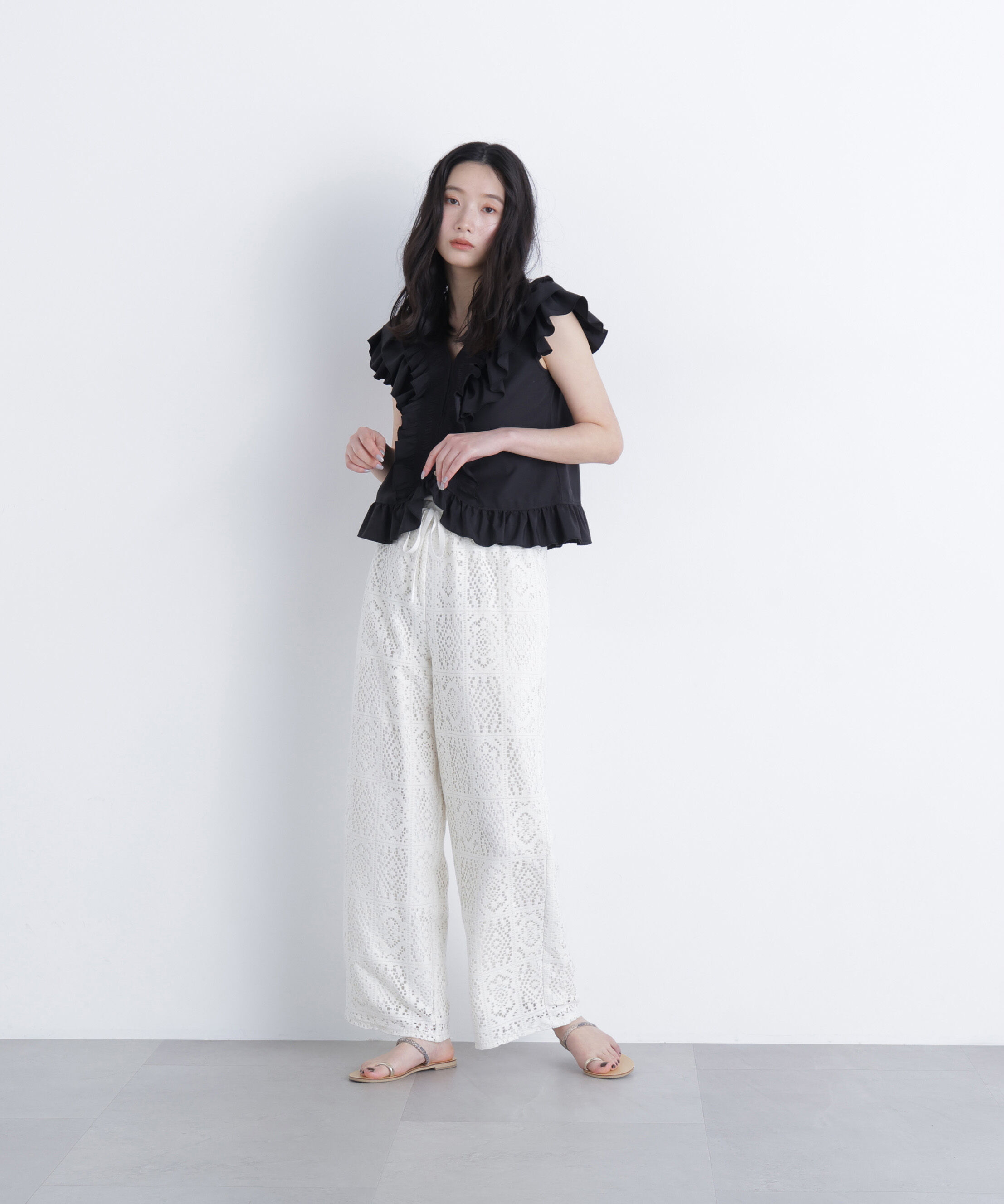  「〈N.〉ラッフルブラウス」|シャツ・ブラウス|