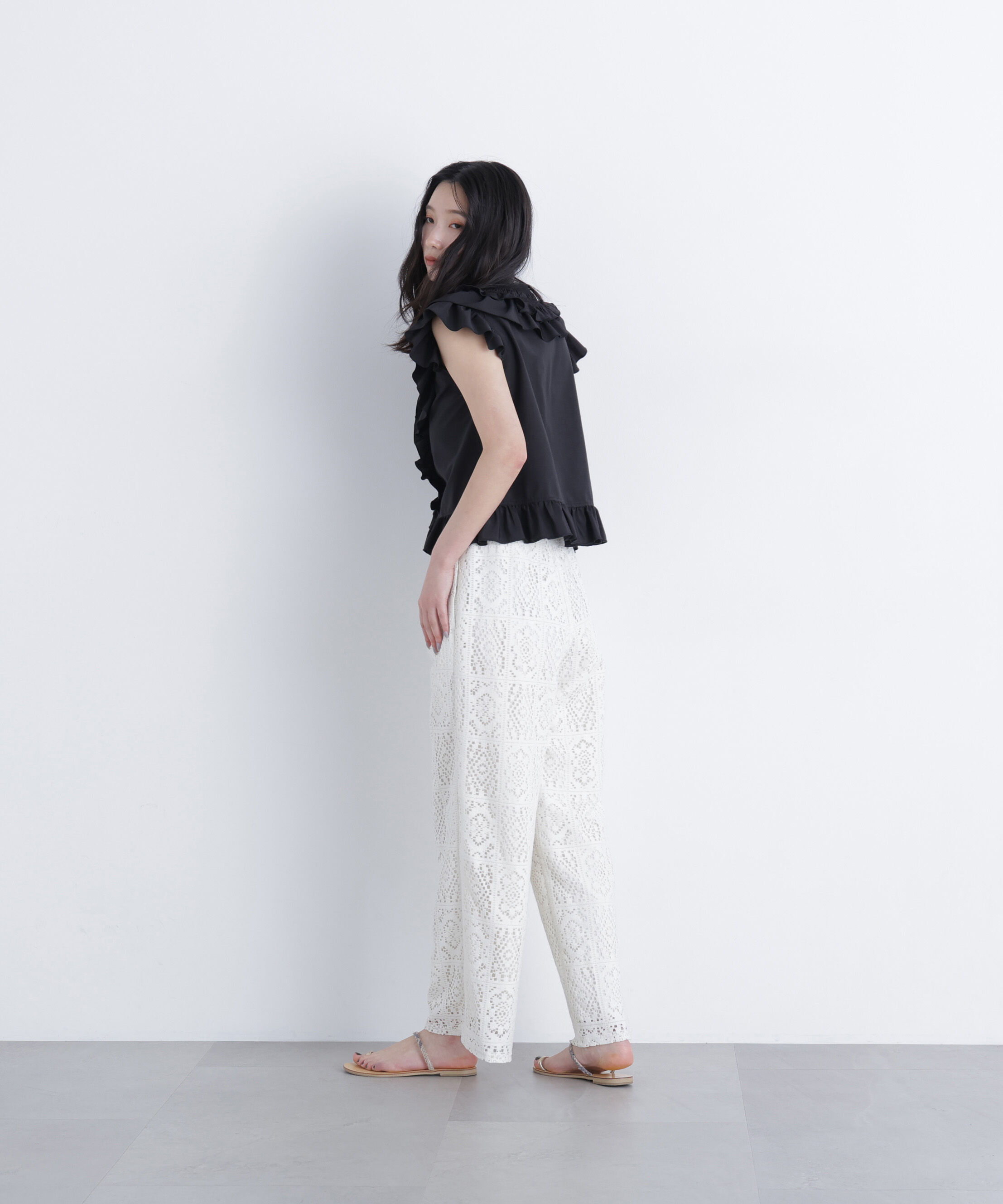  「〈N.〉ラッフルブラウス」|シャツ・ブラウス|