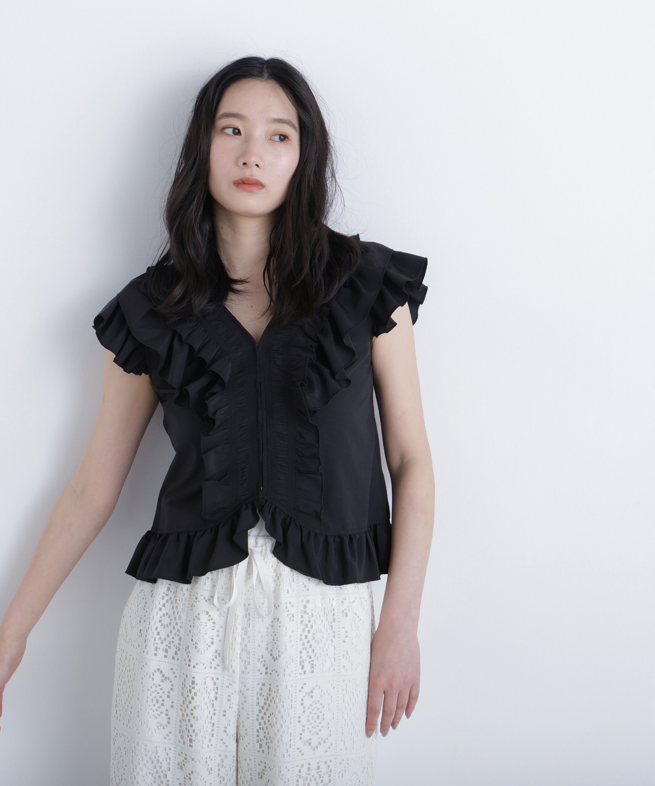  「〈N.〉ラッフルブラウス」|シャツ・ブラウス|