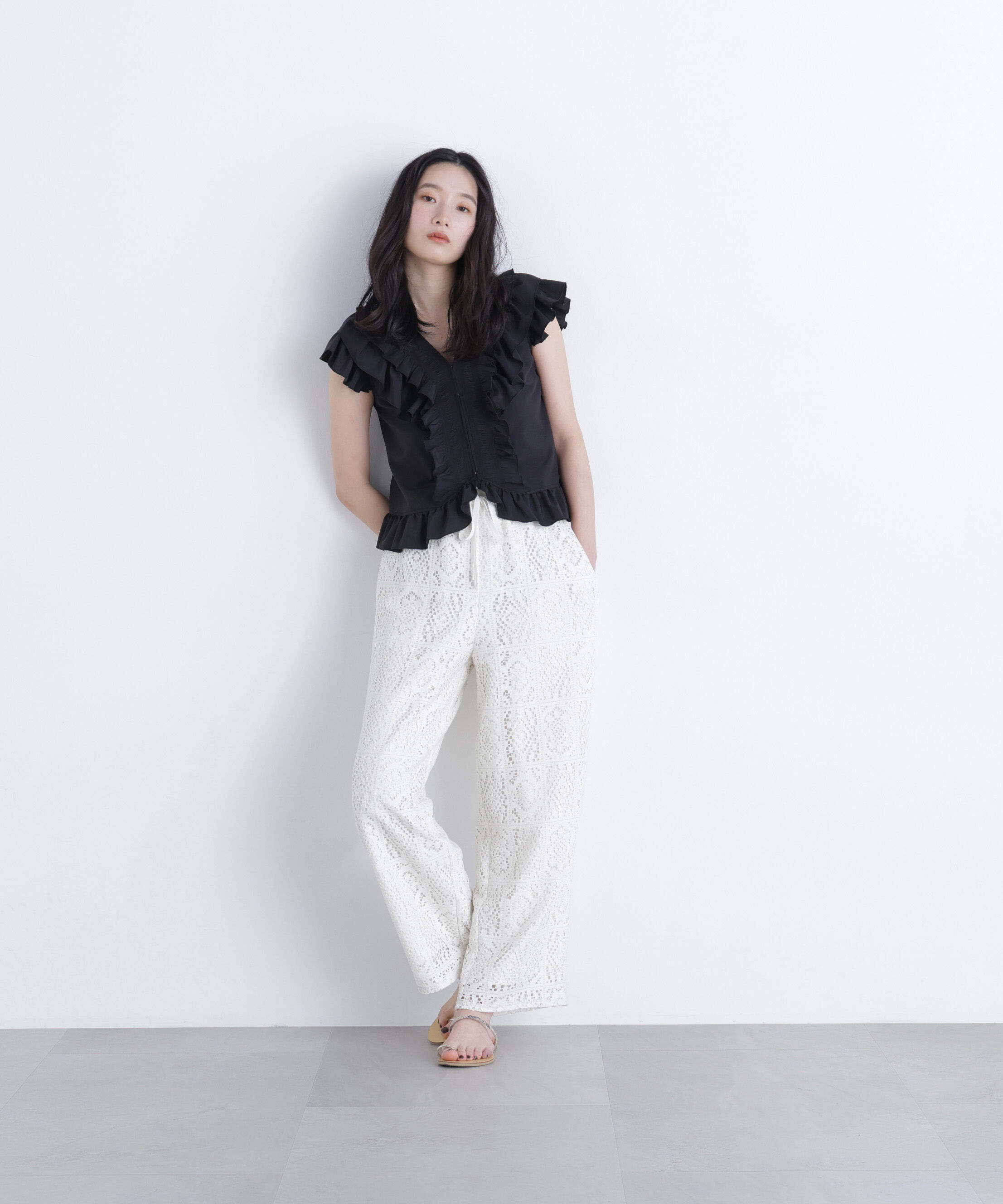  「〈N.〉ラッフルブラウス」|シャツ・ブラウス|