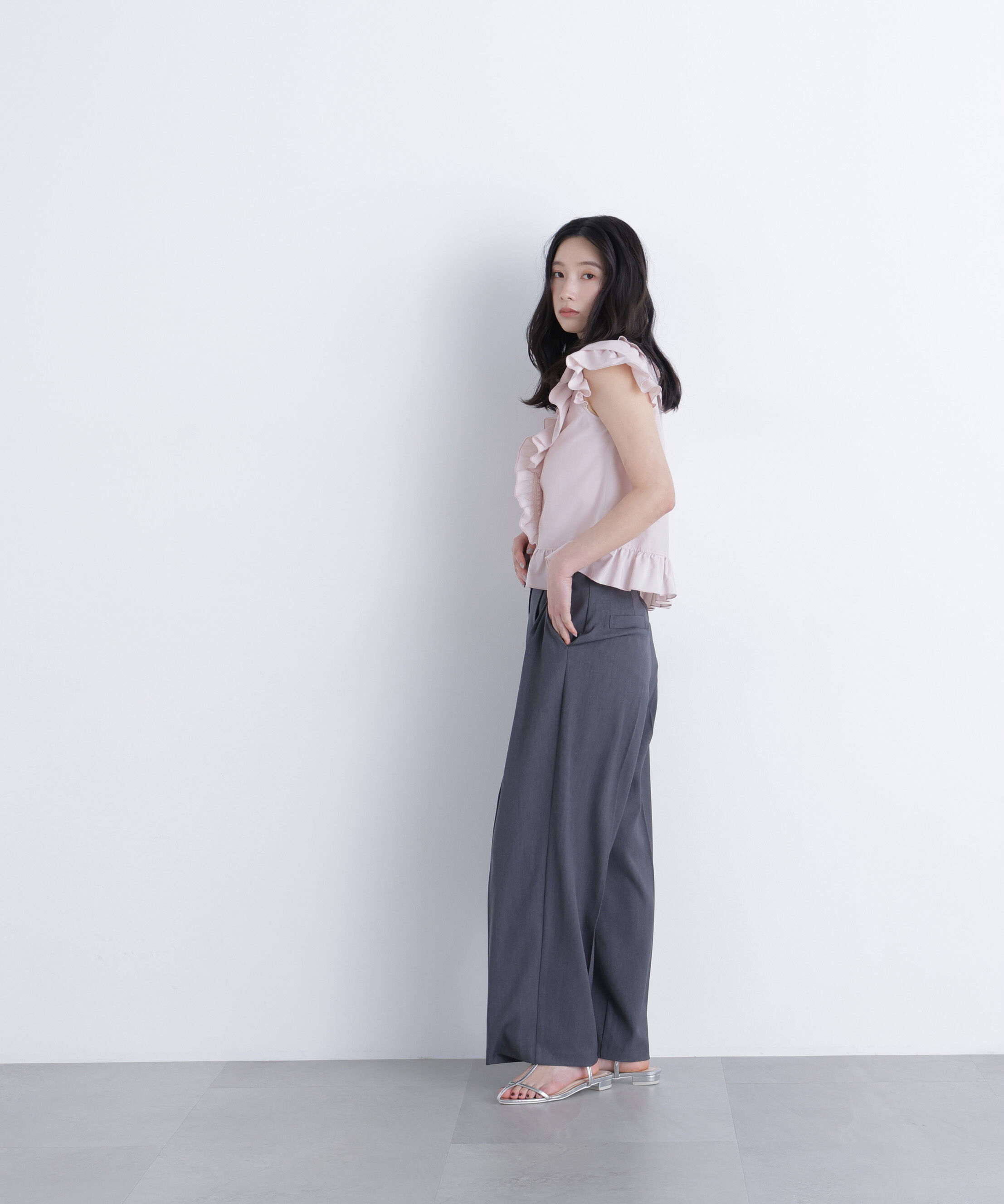  「〈N.〉ラッフルブラウス」|シャツ・ブラウス|