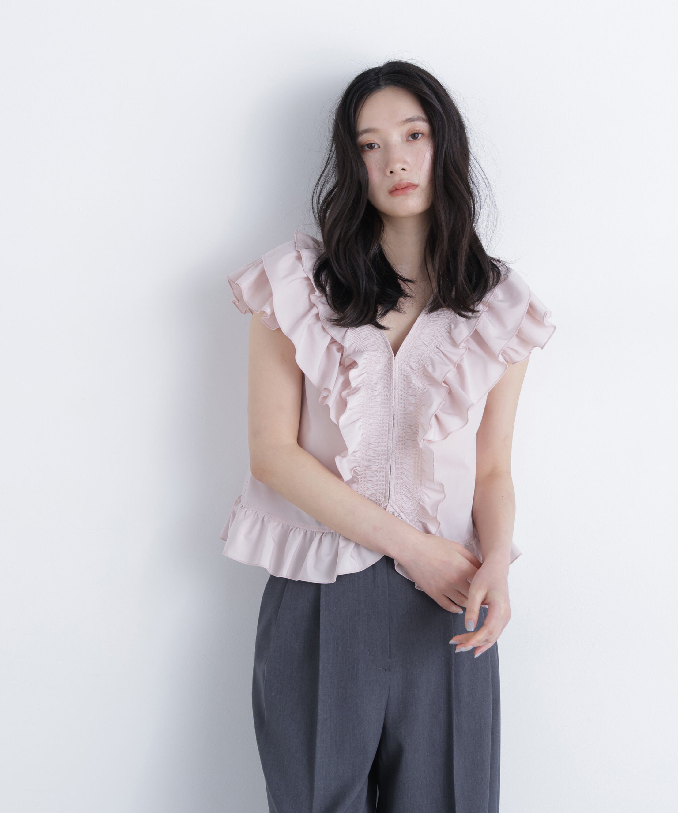  「〈N.〉ラッフルブラウス」|シャツ・ブラウス|