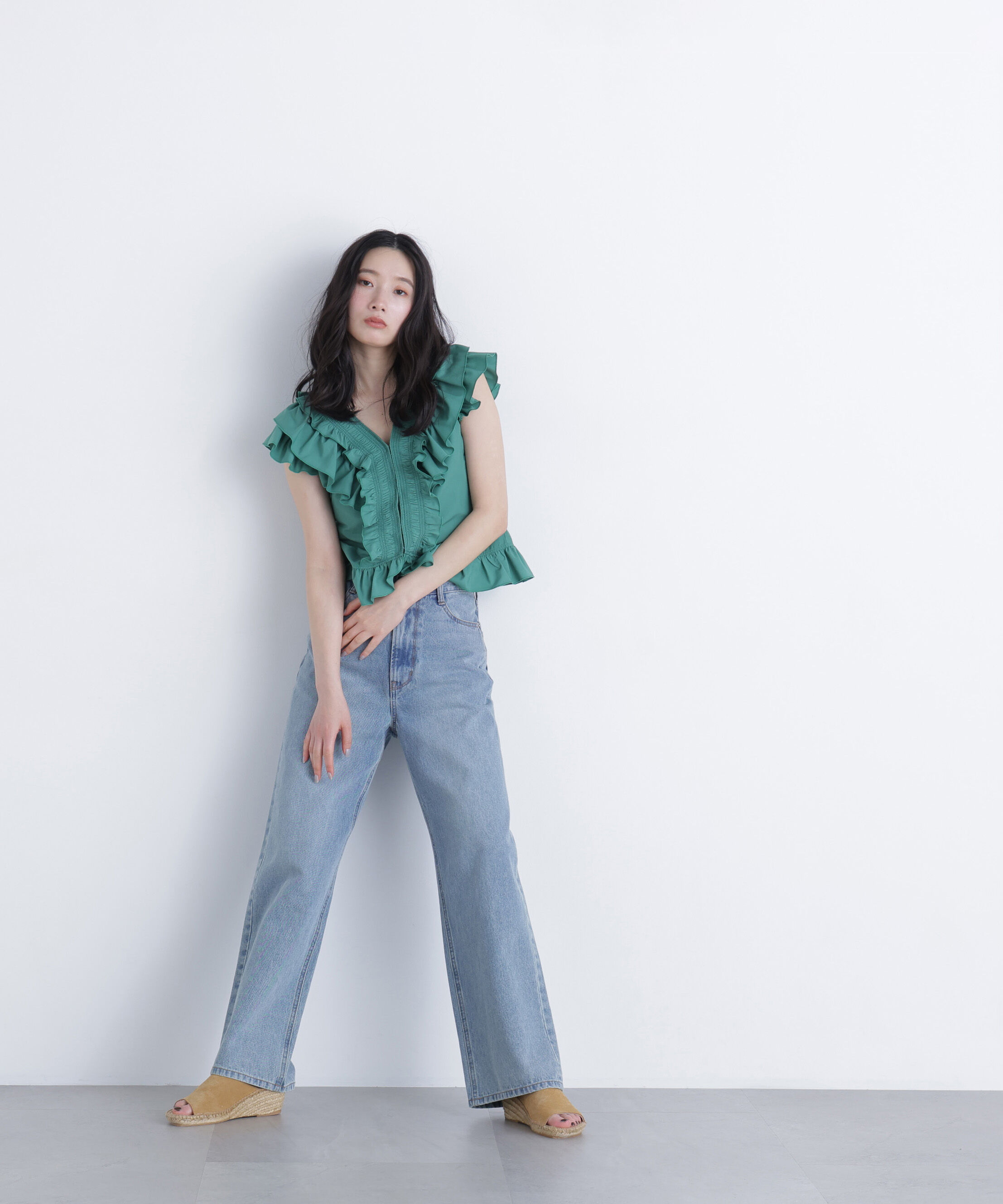  「〈N.〉ラッフルブラウス」|シャツ・ブラウス|