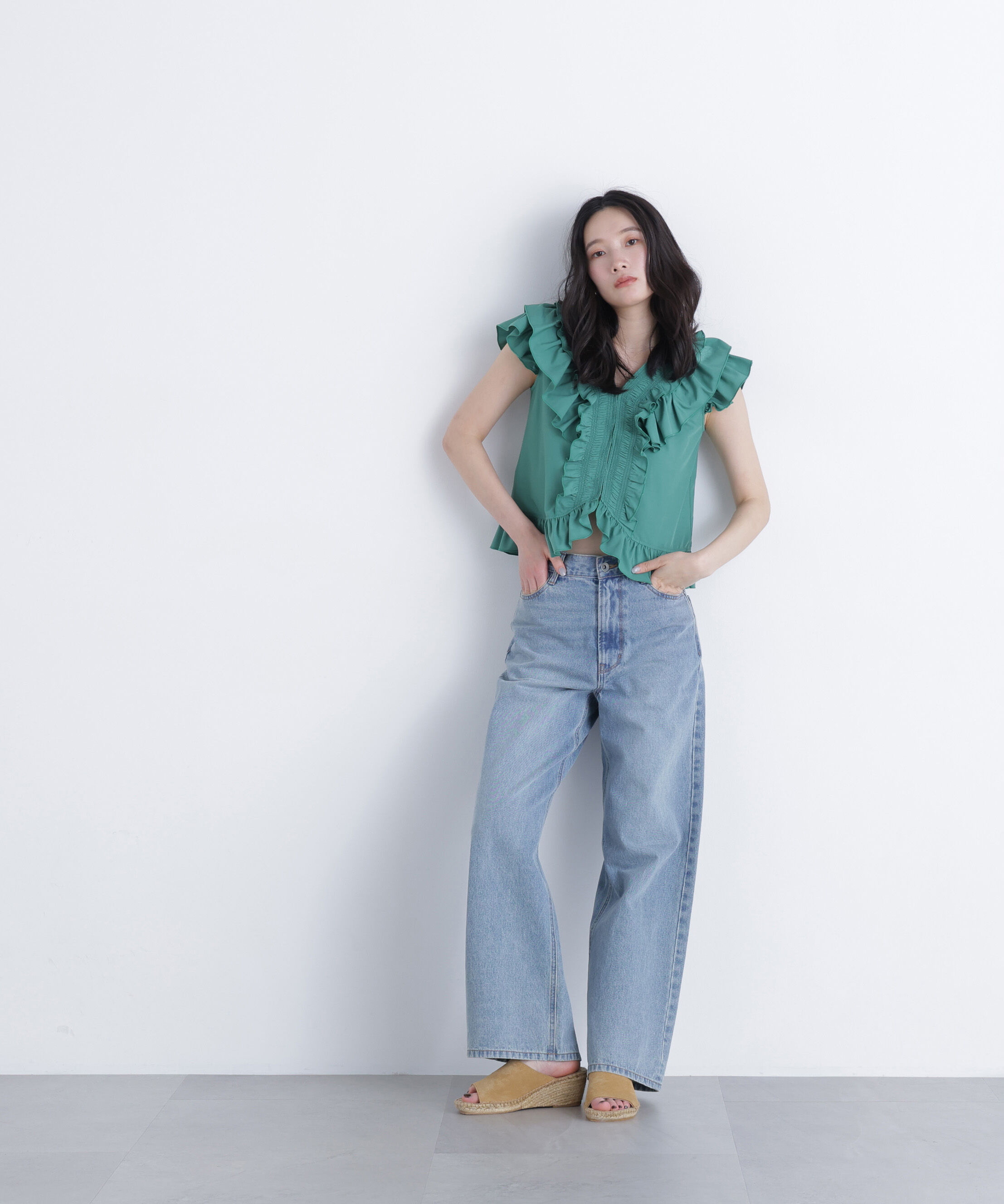  「〈N.〉ラッフルブラウス」|シャツ・ブラウス|