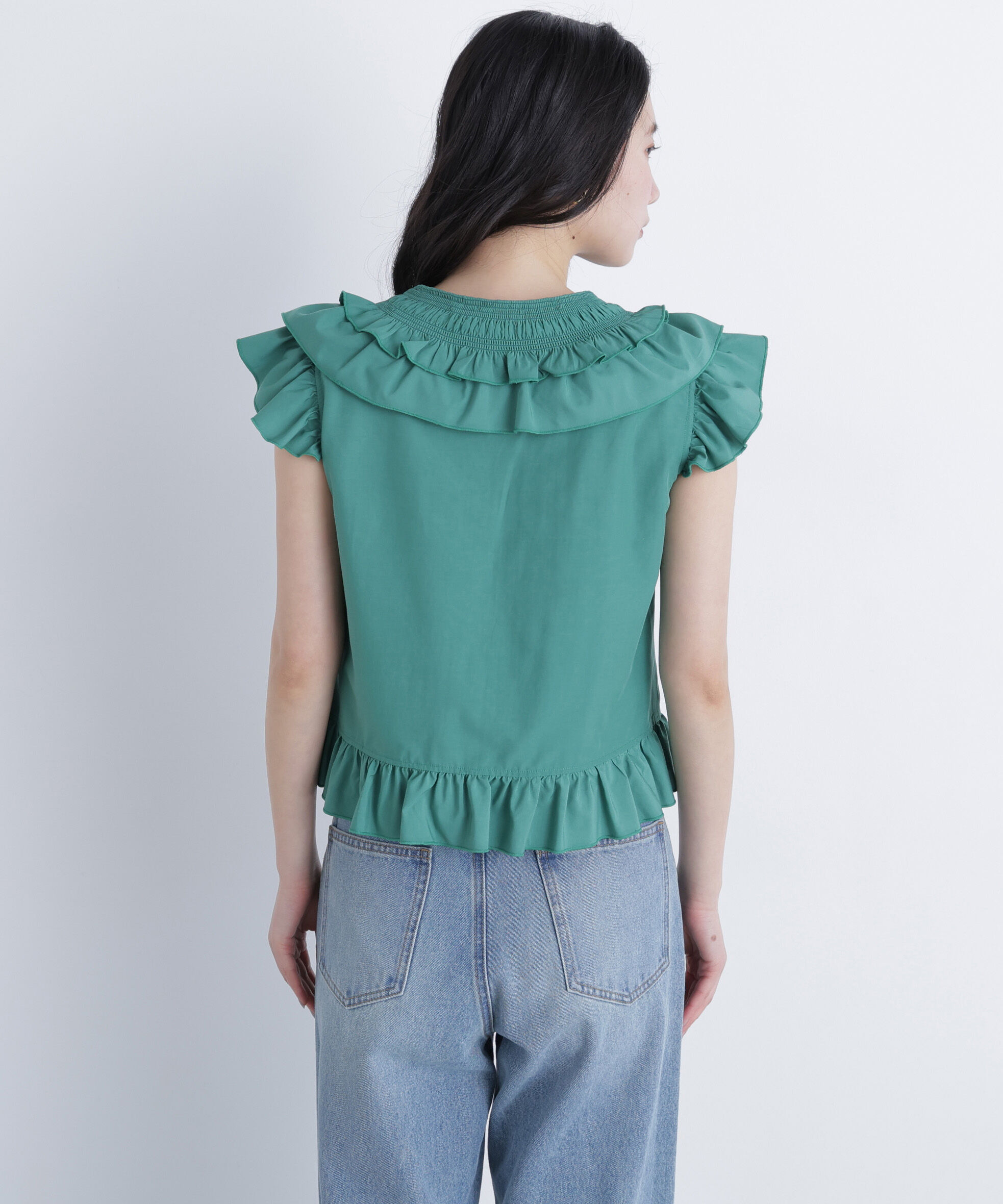  「〈N.〉ラッフルブラウス」|シャツ・ブラウス|