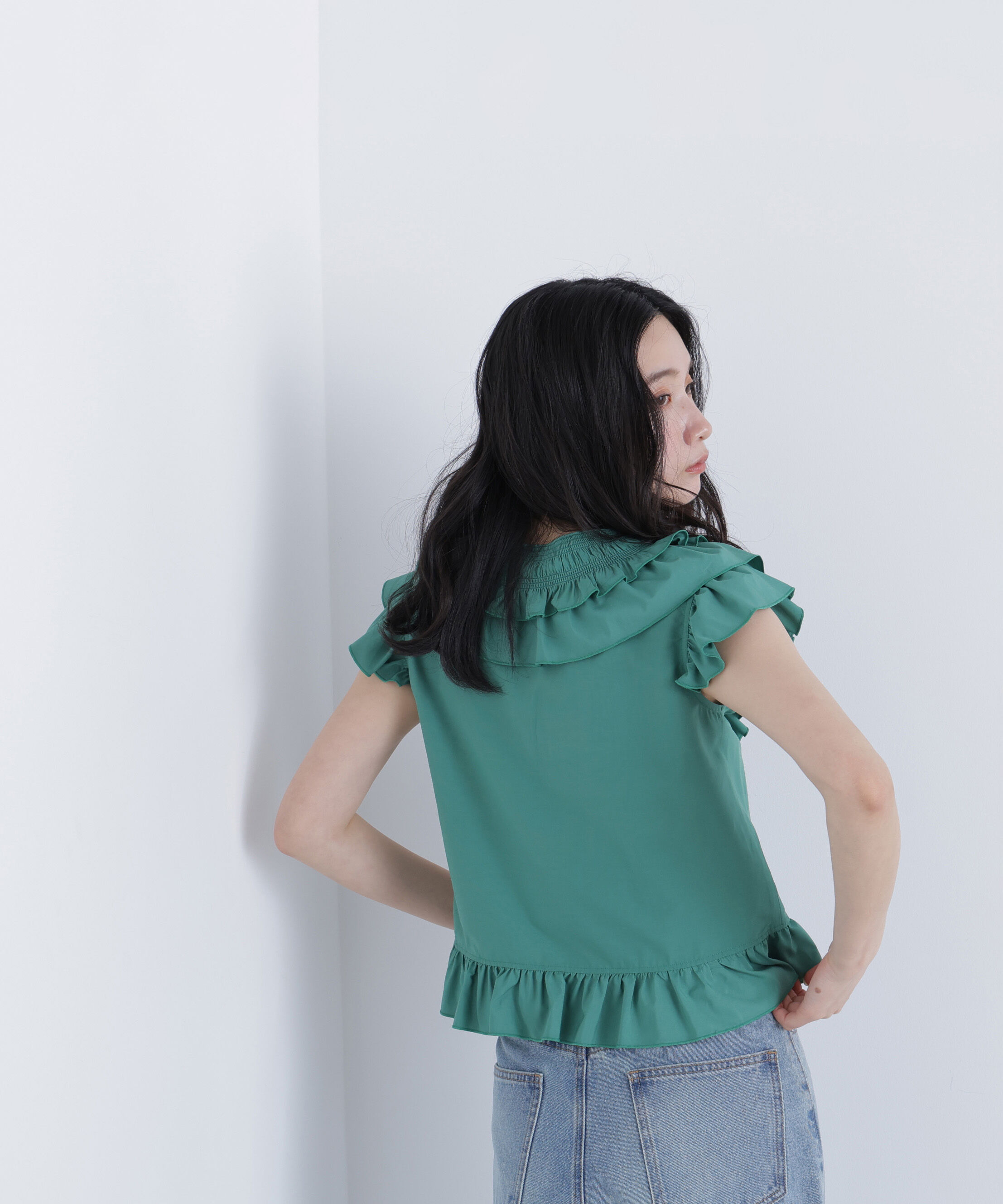  「〈N.〉ラッフルブラウス」|シャツ・ブラウス|