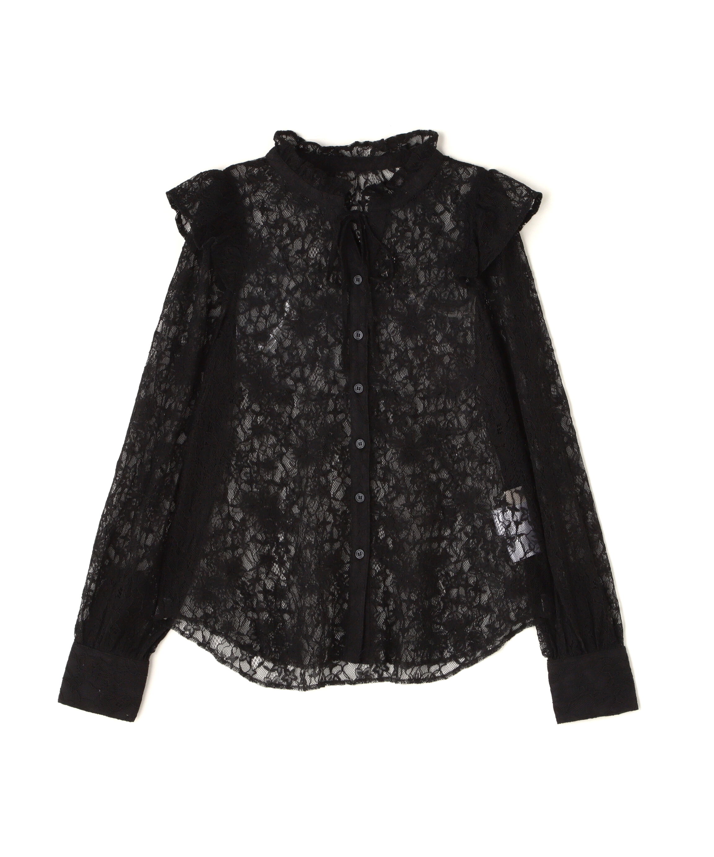  「スタンドフリルブラウス」|シャツ・ブラウス|