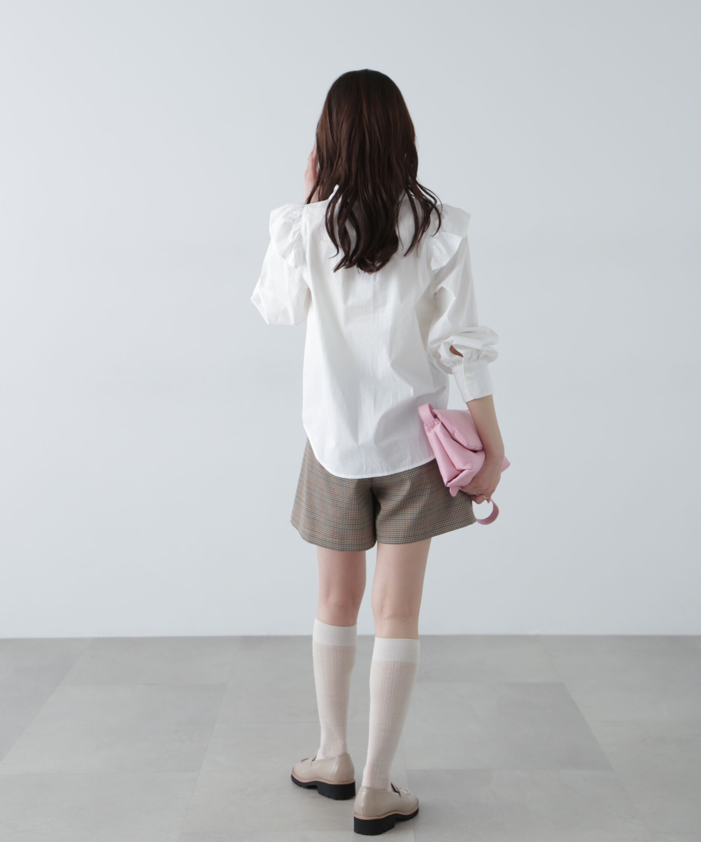  「スタンドフリルブラウス」|シャツ・ブラウス|