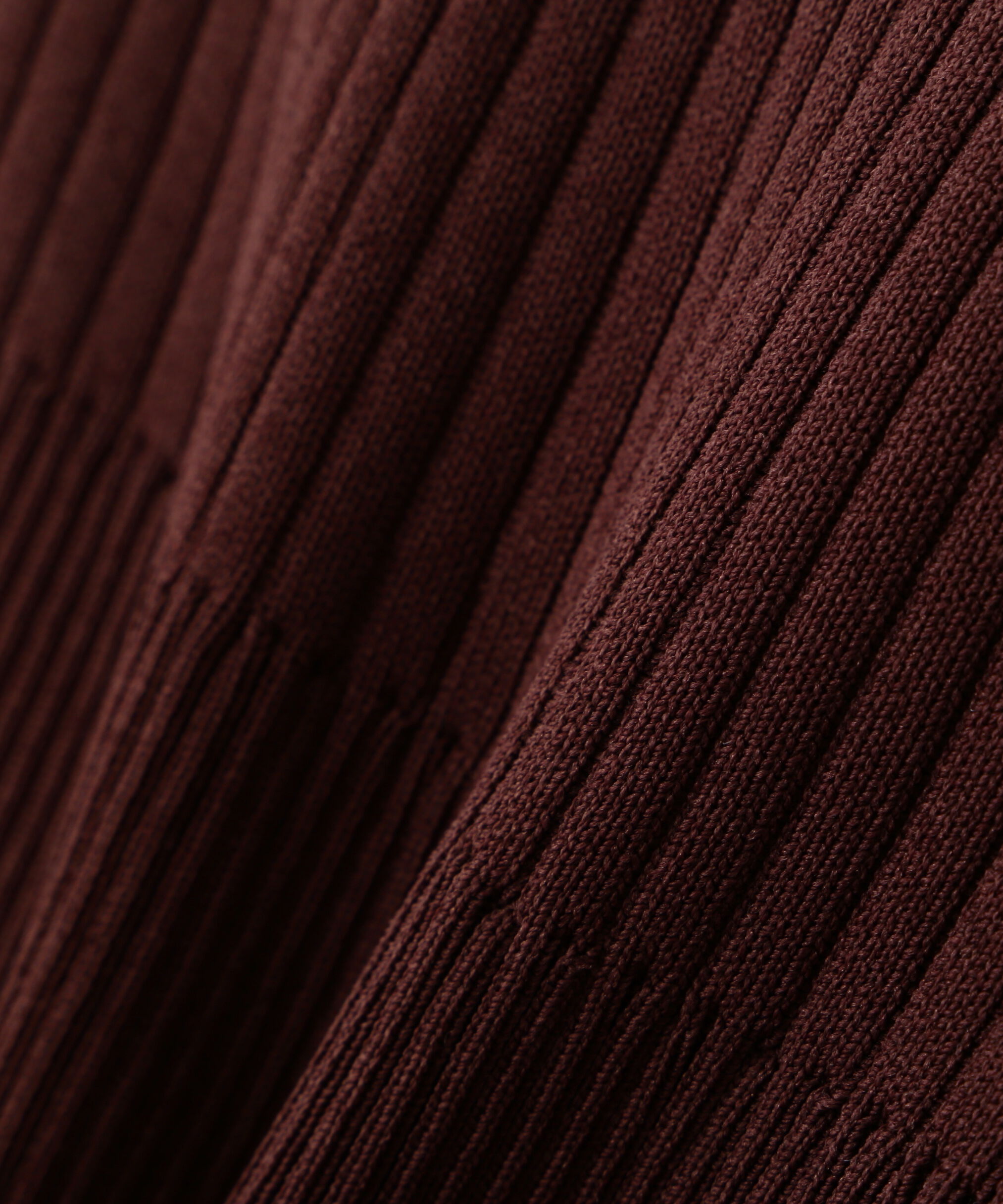  「2wayオフショルフリルリブ半袖ニット」|ニット・セーター|