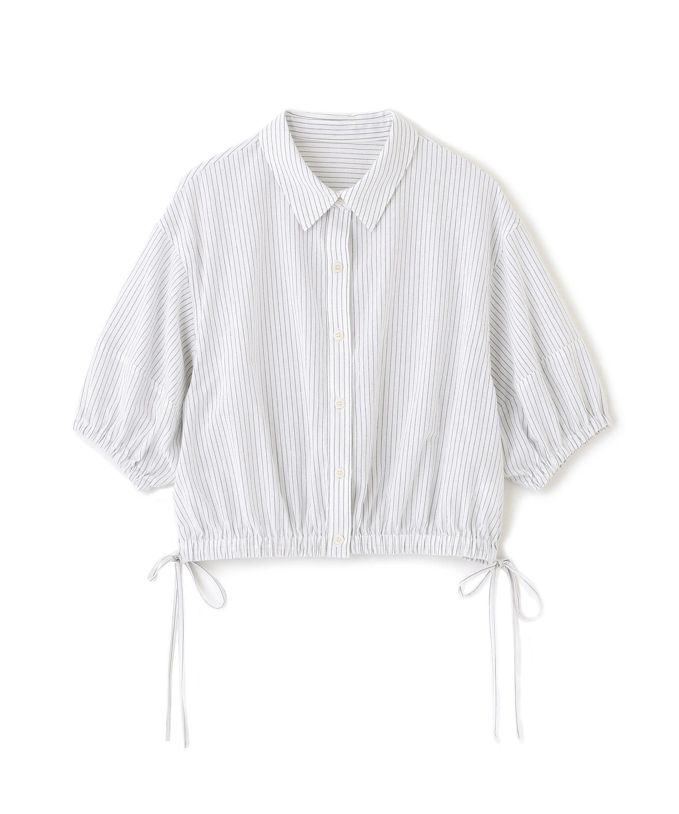  「裾ドロスト半袖ブラウス」|シャツ・ブラウス|