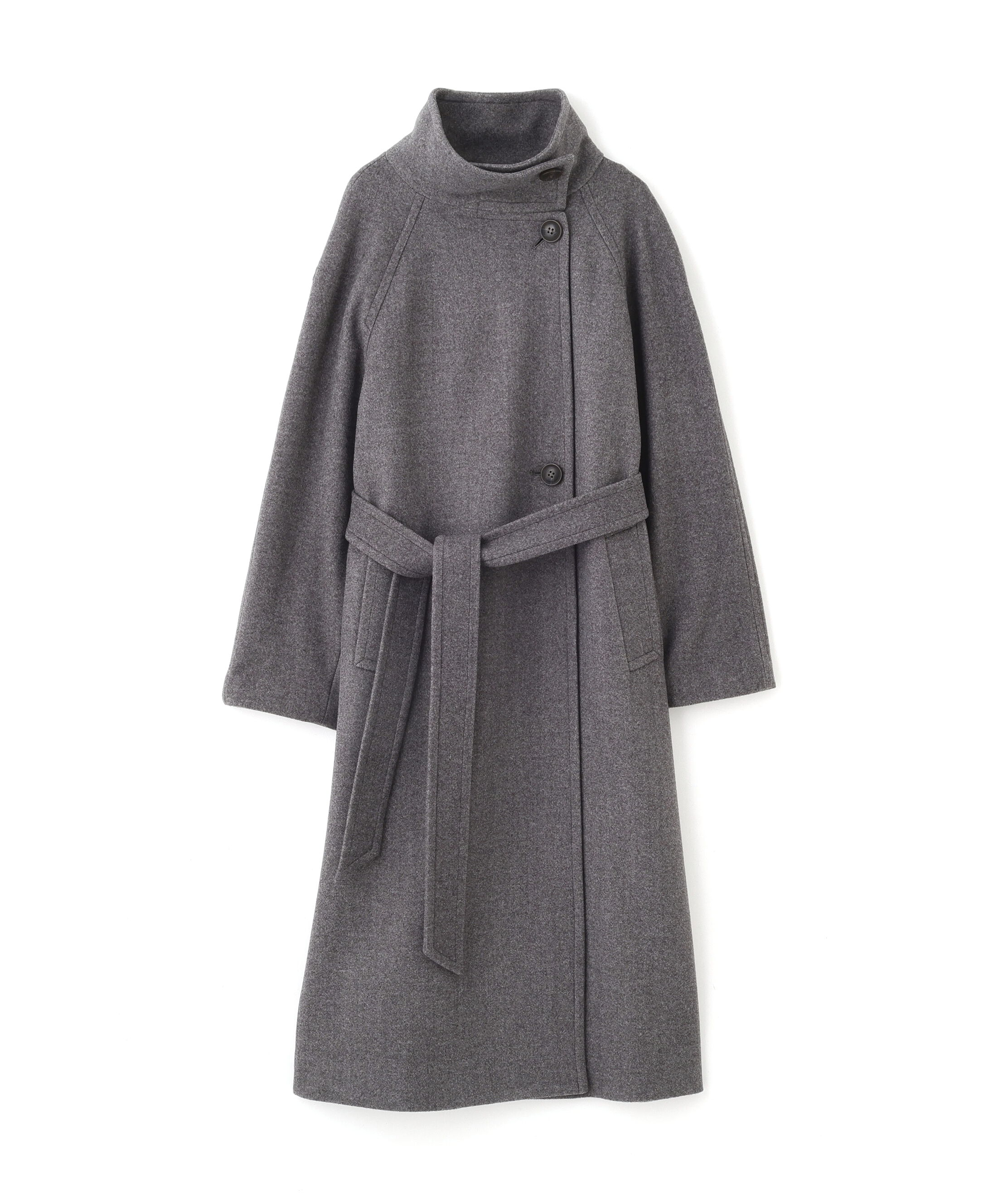  「[累計販売5000枚！選べる4色]スタンドカラーメルトンロングコート」|その他|