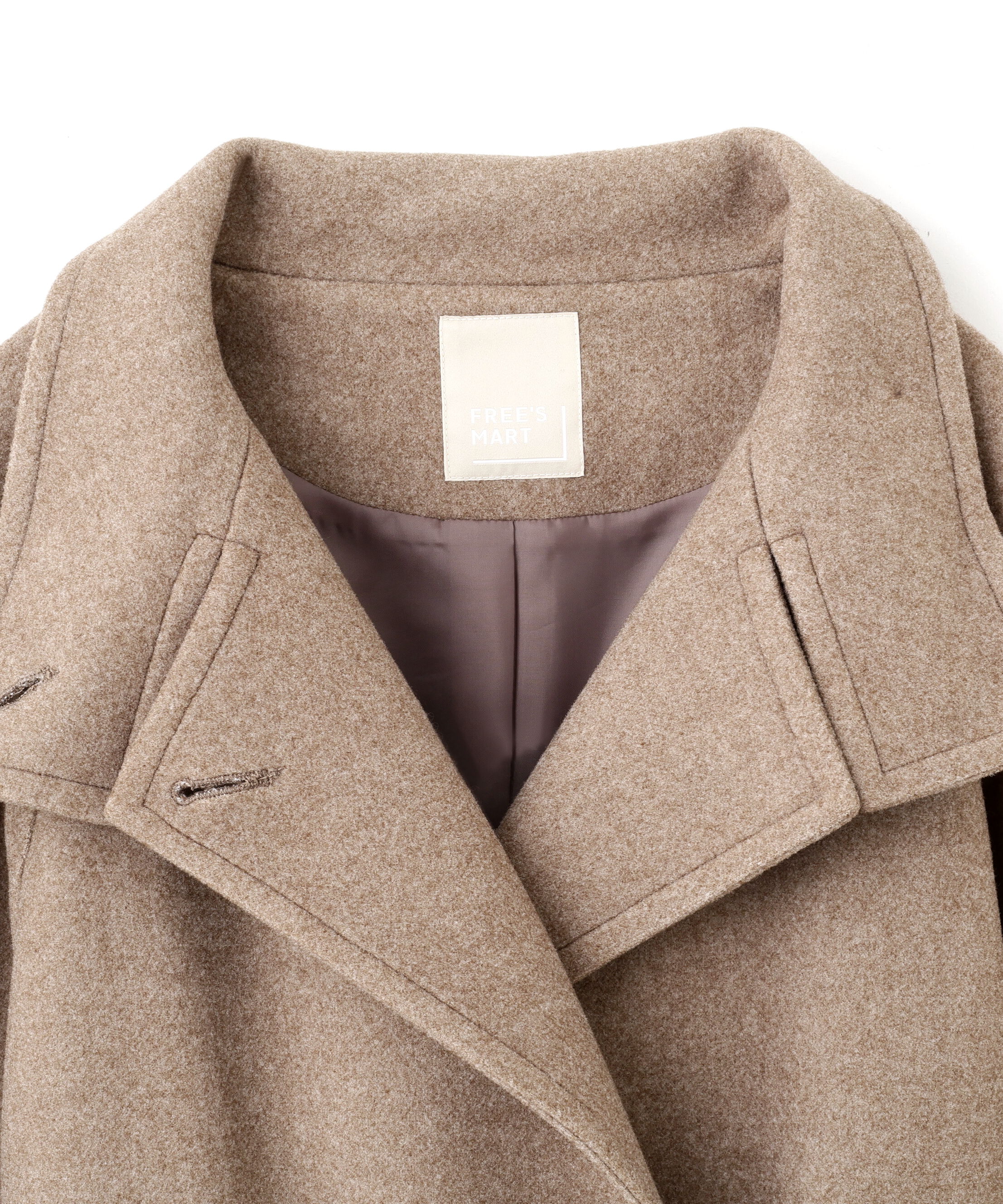  「[累計販売5000枚！選べる4色]スタンドカラーメルトンロングコート」|その他|