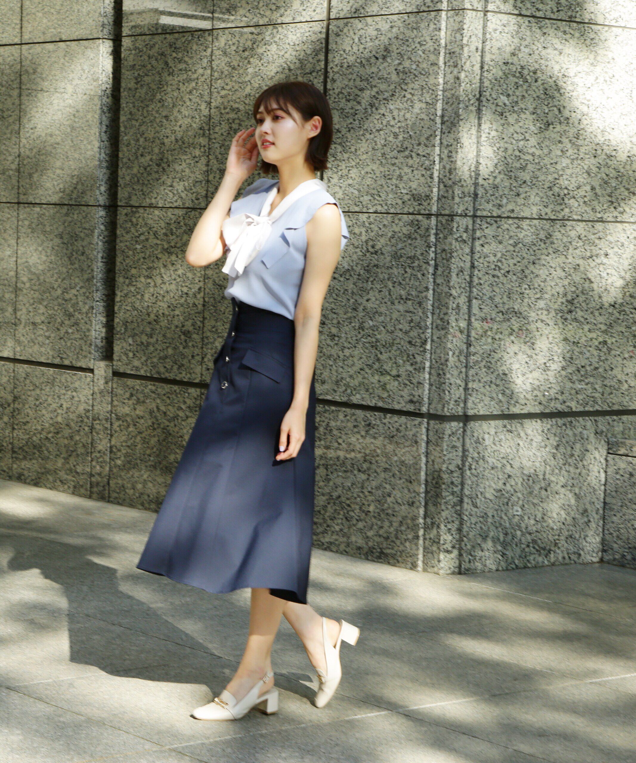  「サテンボウタイニットトップス」|ニット・セーター|