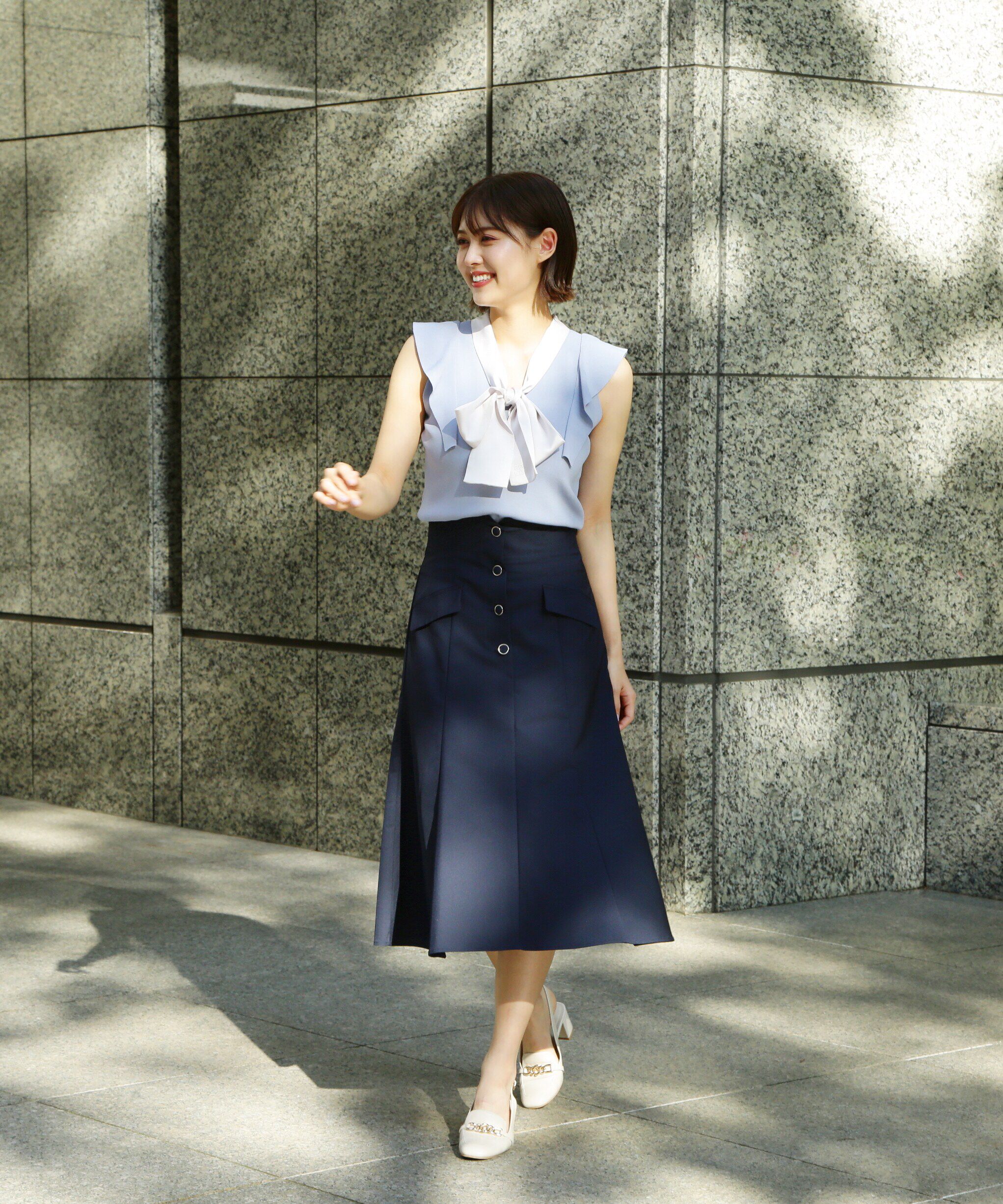  「サテンボウタイニットトップス」|ニット・セーター|