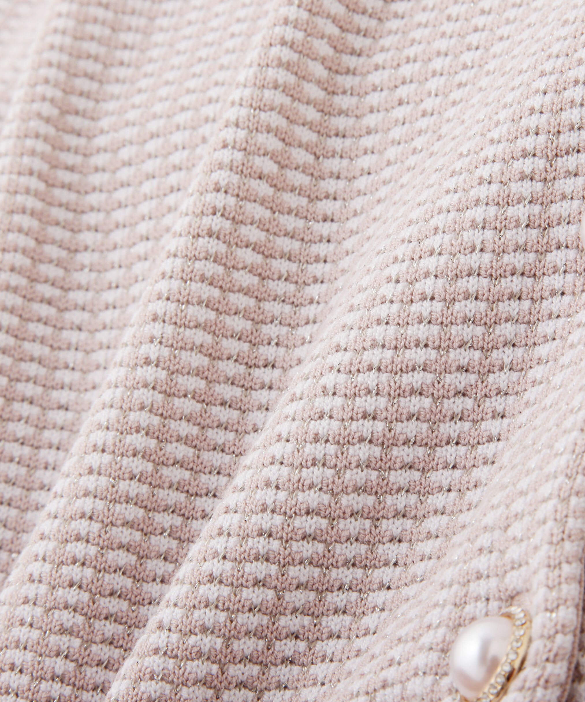  「ラメツイード半袖カーディガン」|ニット・セーター|