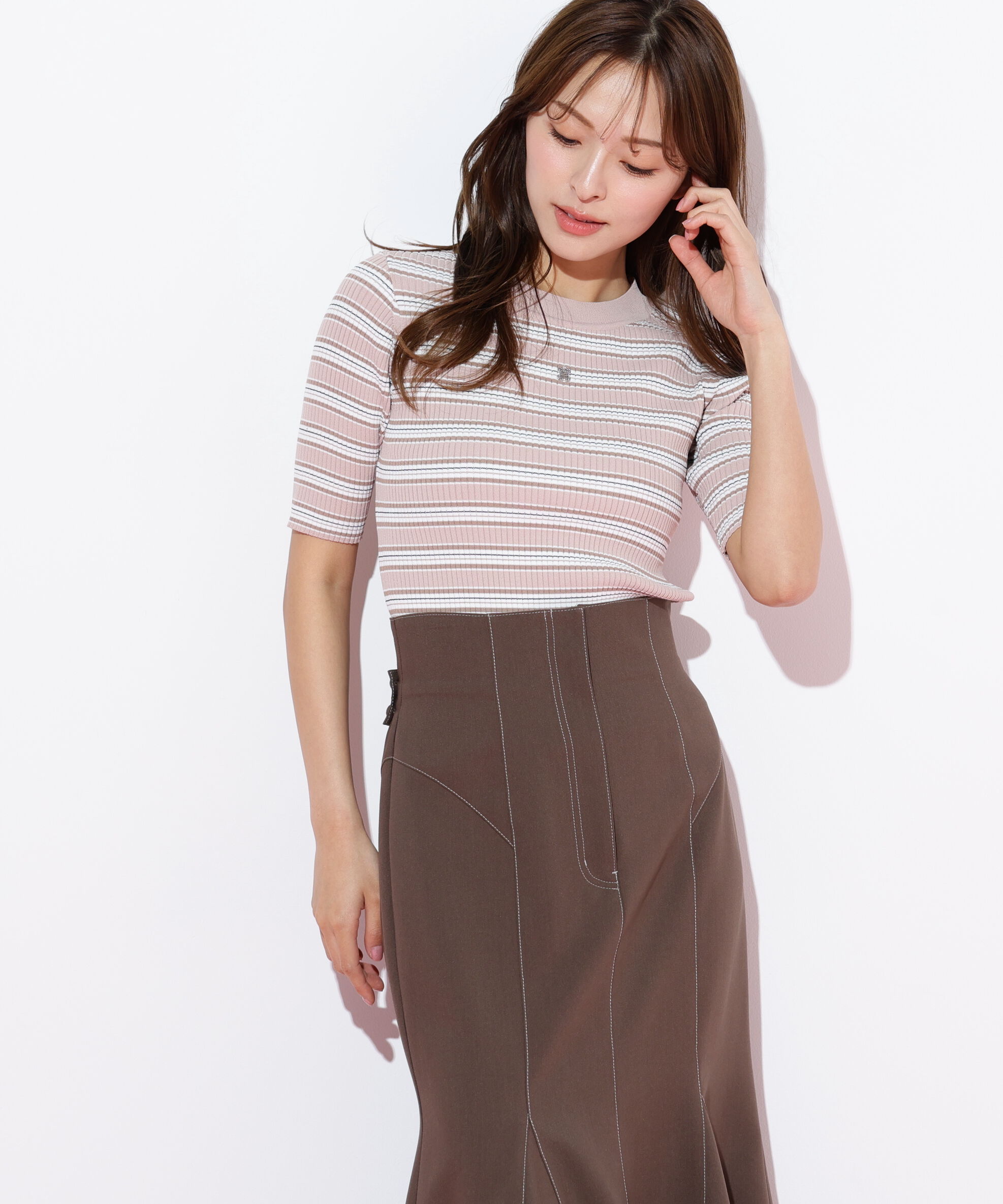  「マルチボーダーニット」|ニット・セーター|