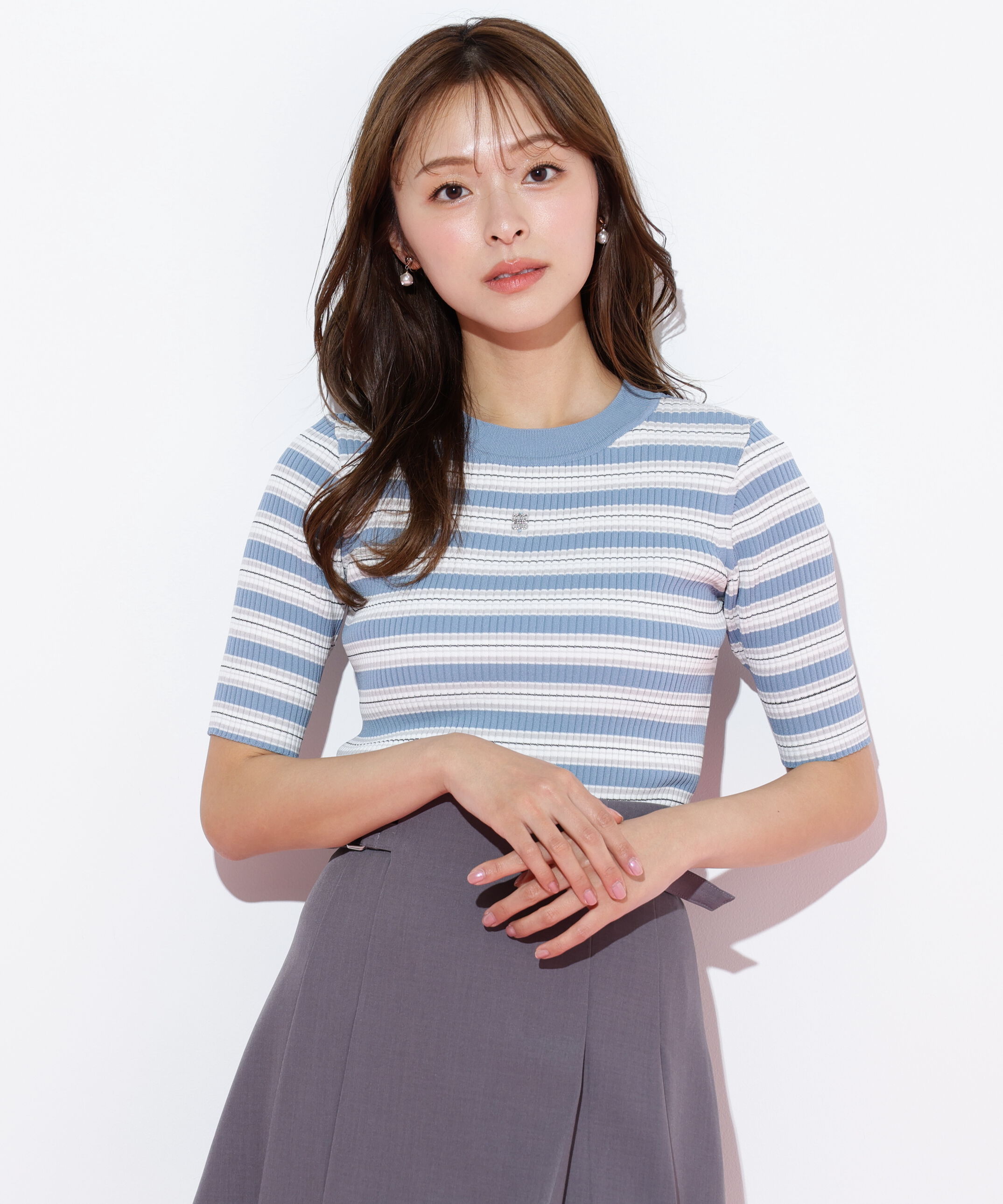  「マルチボーダーニット」|ニット・セーター|