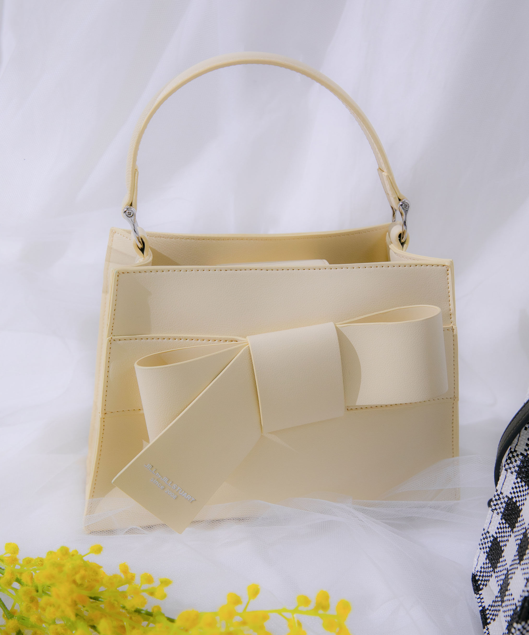  「＜リボンシリーズ＞ワンハンドルバッグ」|その他|イエロー
