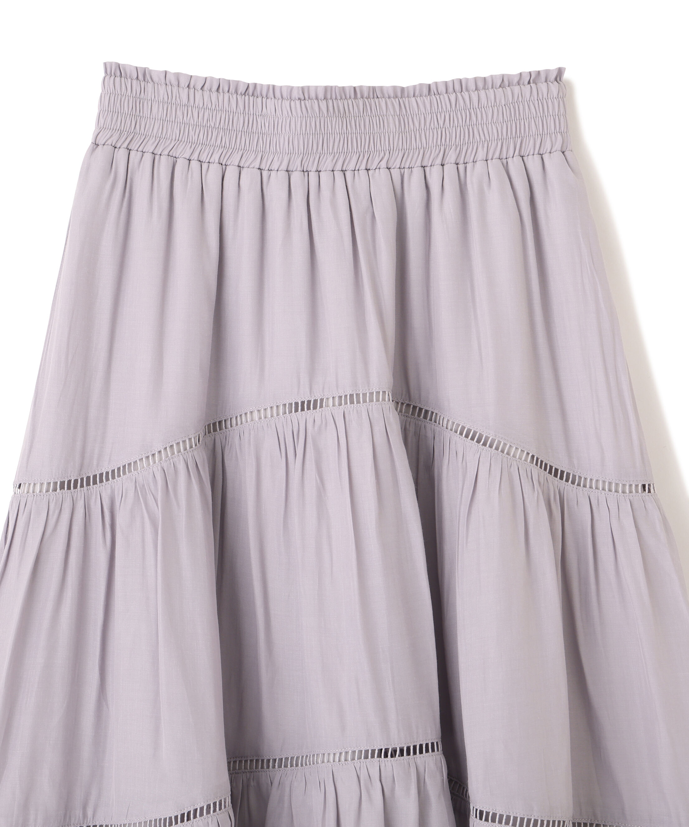  「コットンライクティアードスカート」|スカート|