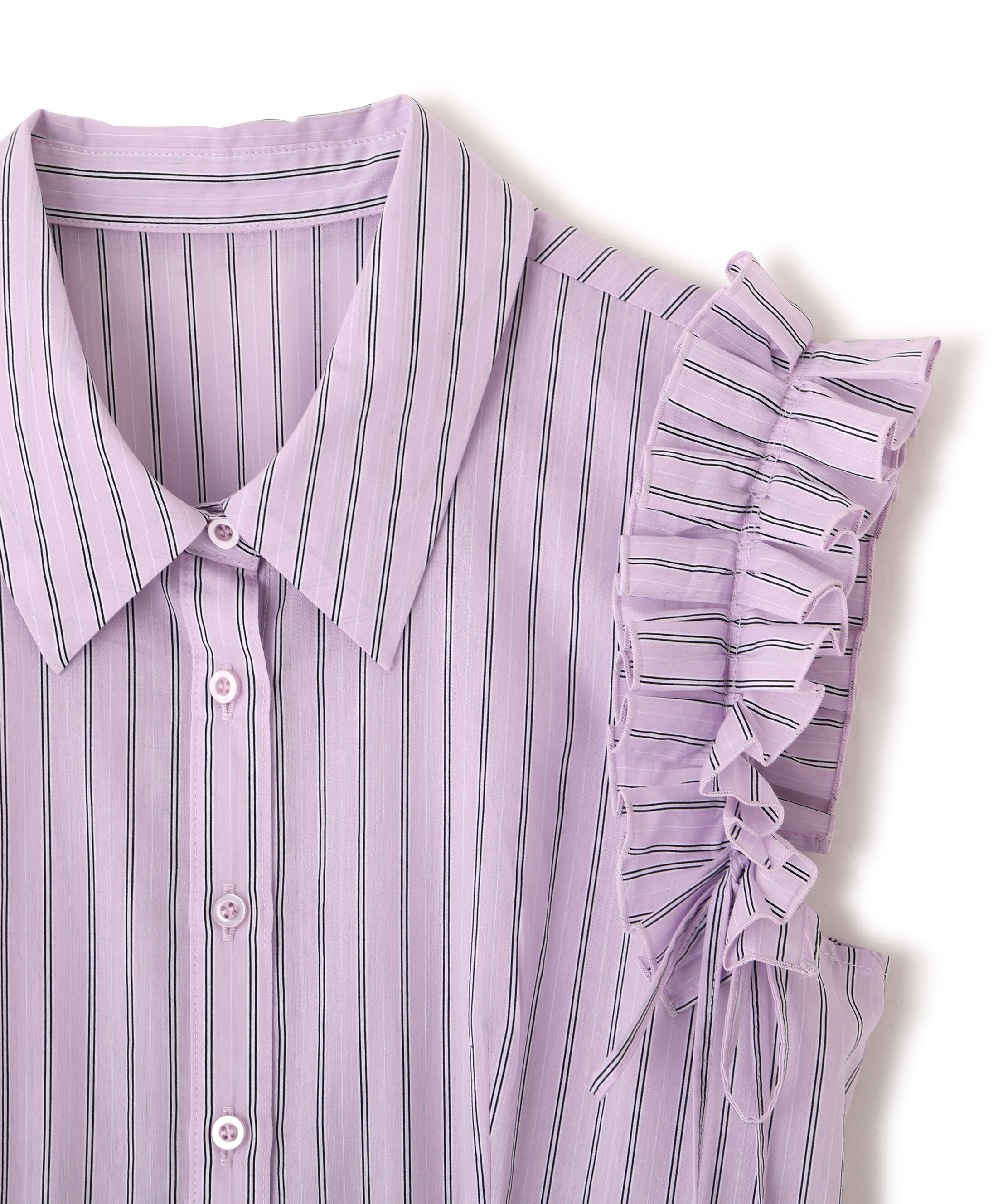  「ショルダーフリルワンピース」|ワンピース|