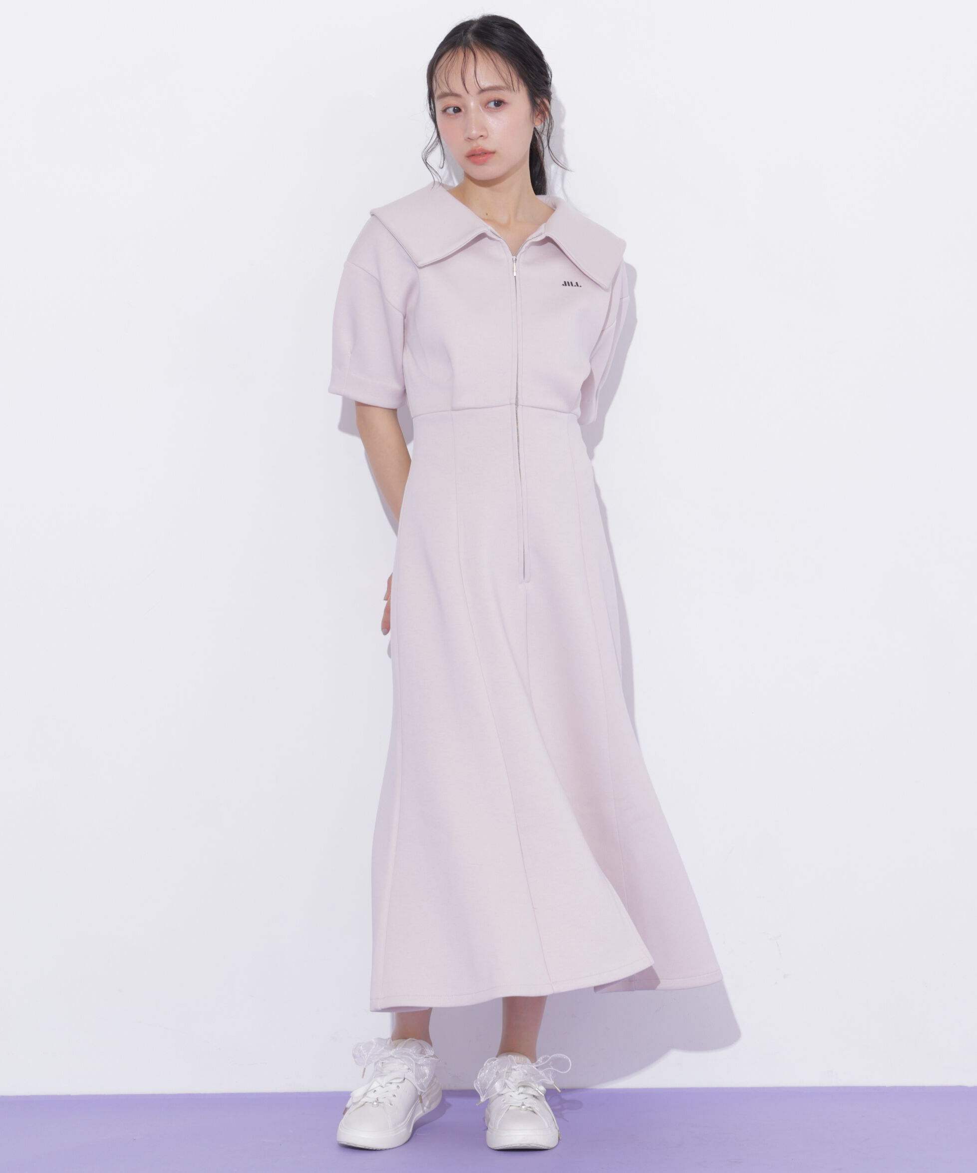  「ビッグカラーダイバーロングワンピース」|ワンピース|