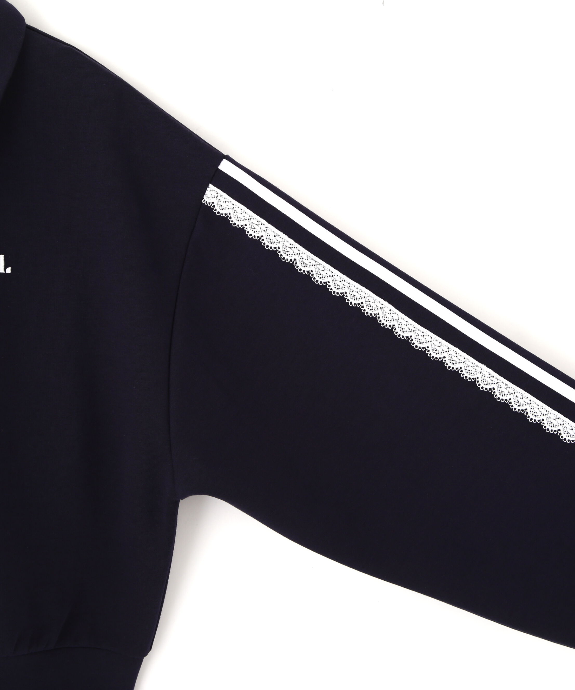  「配色ラインレースジャケット」|Tシャツ・カットソー|