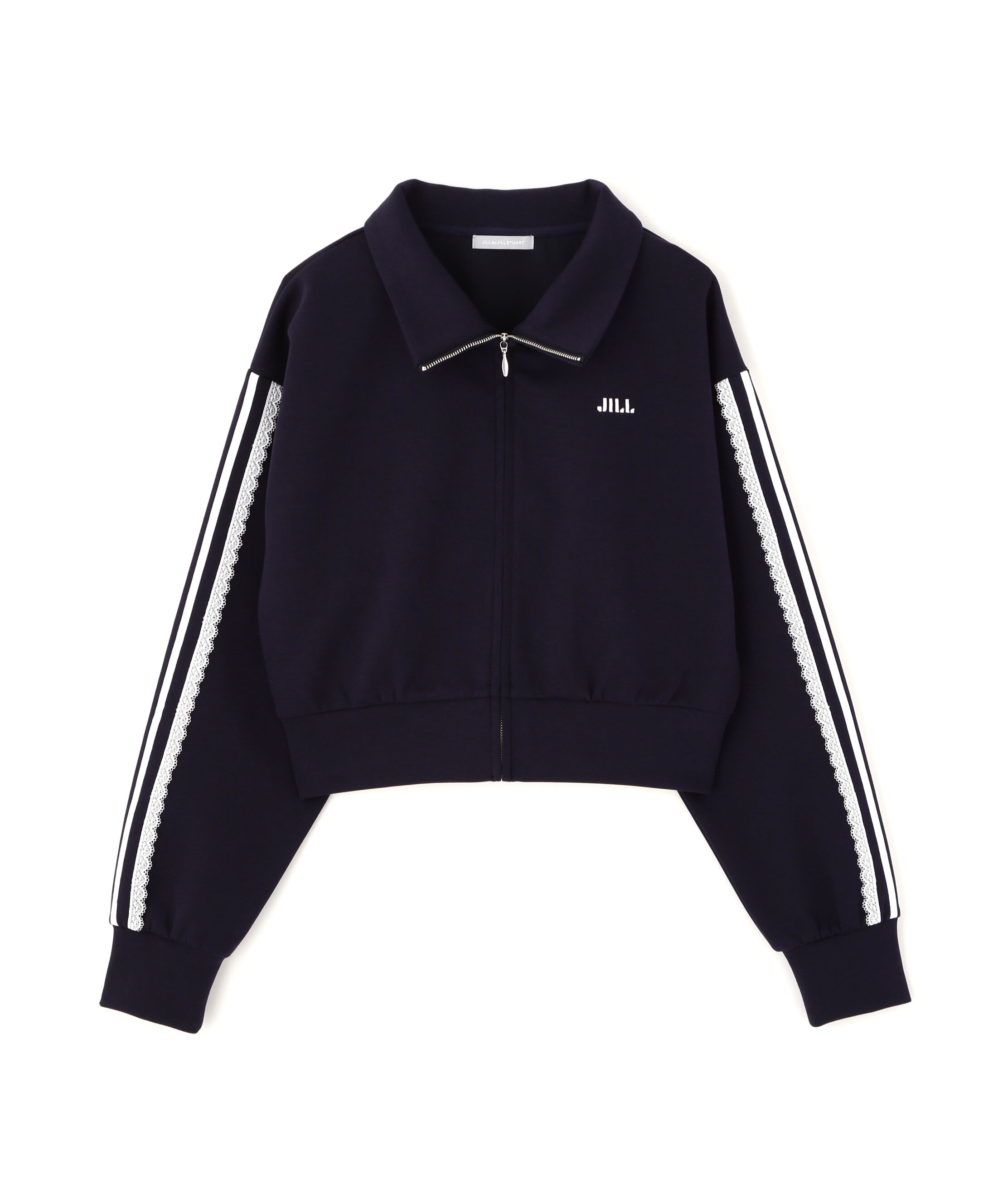  「配色ラインレースジャケット」|Tシャツ・カットソー|