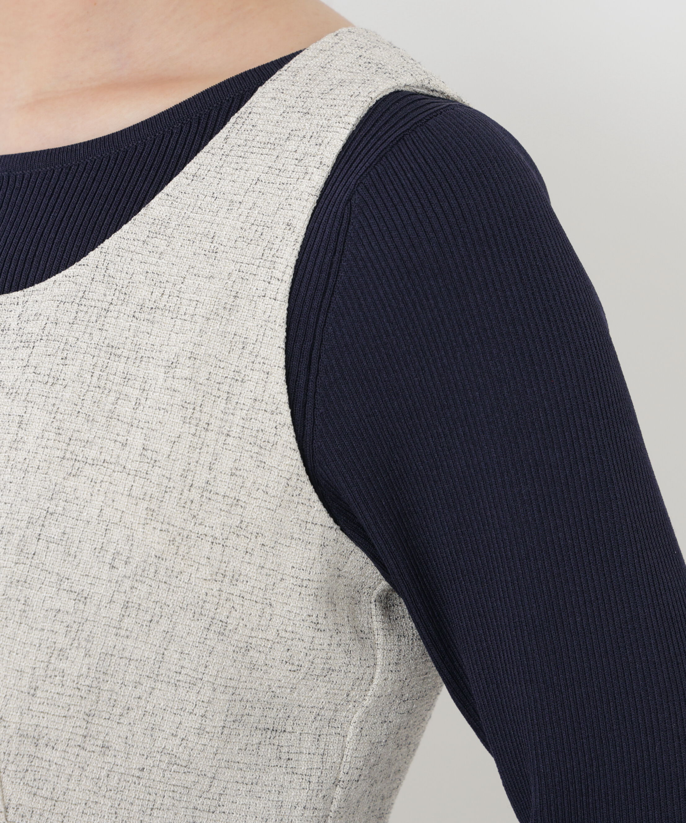 PROPORTION BODY DRESSING「スプリングツイードジャンスカ　26SS」|ワンピース|