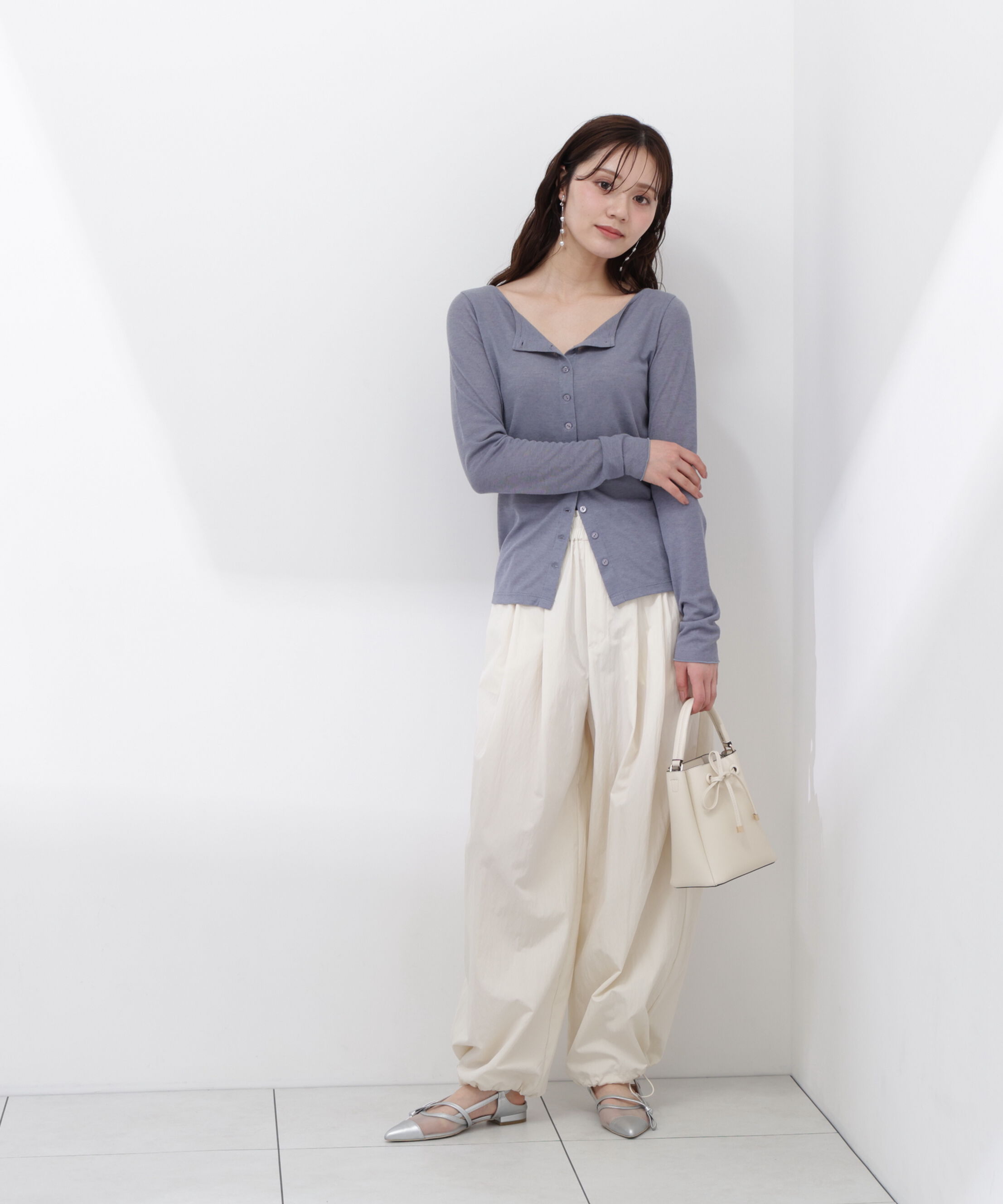 PROPORTION BODY DRESSING「〈a/mie〉ナイロンタックパンツ 26SS」|その他|