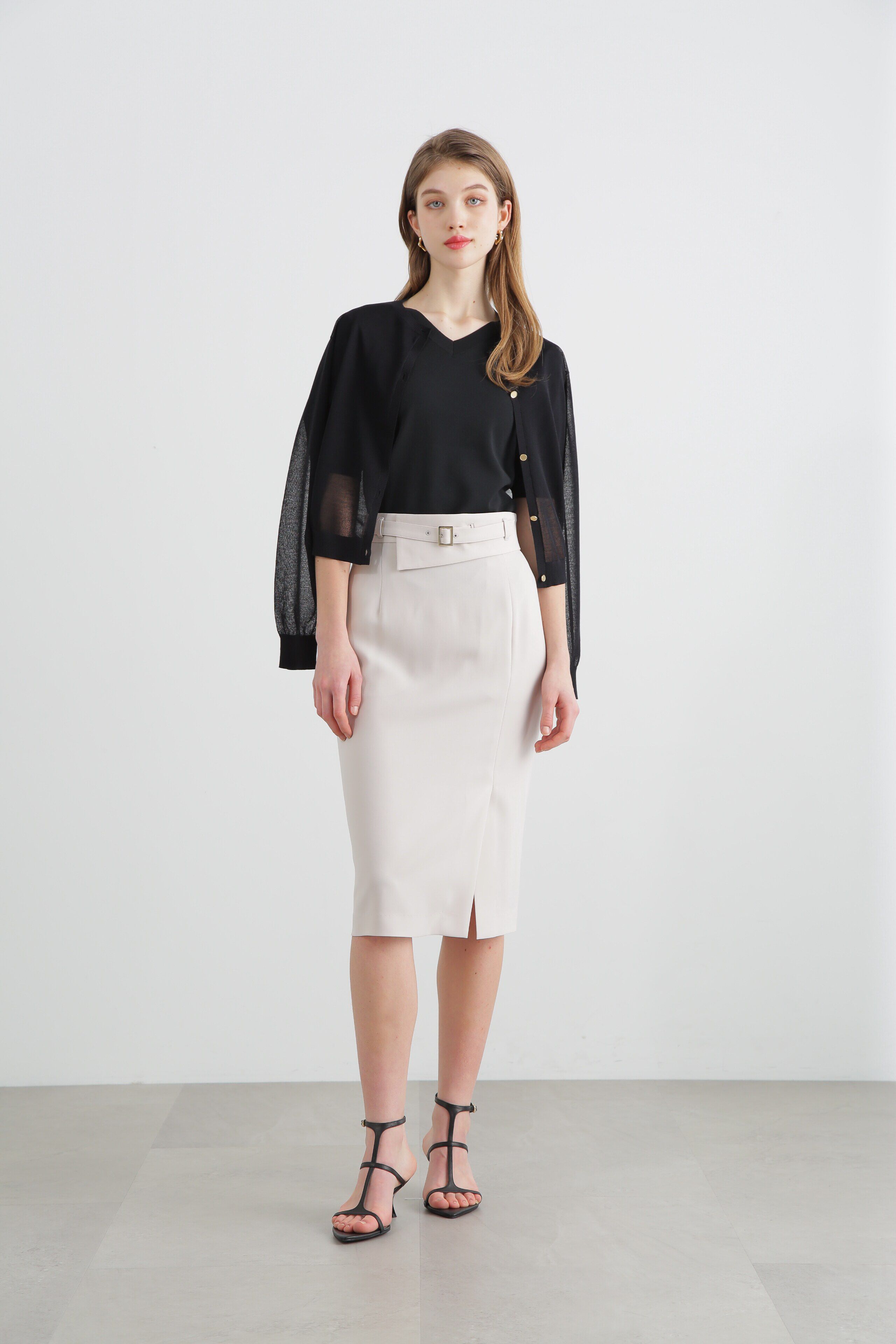  「◆アシンメトリーベルトスカート」|スカート|