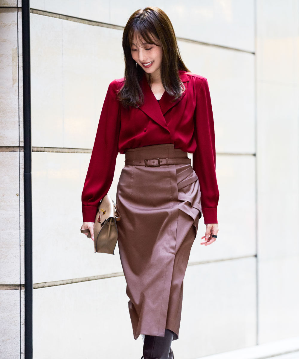  「◆ダブルブレストブラウス」|シャツ・ブラウス|