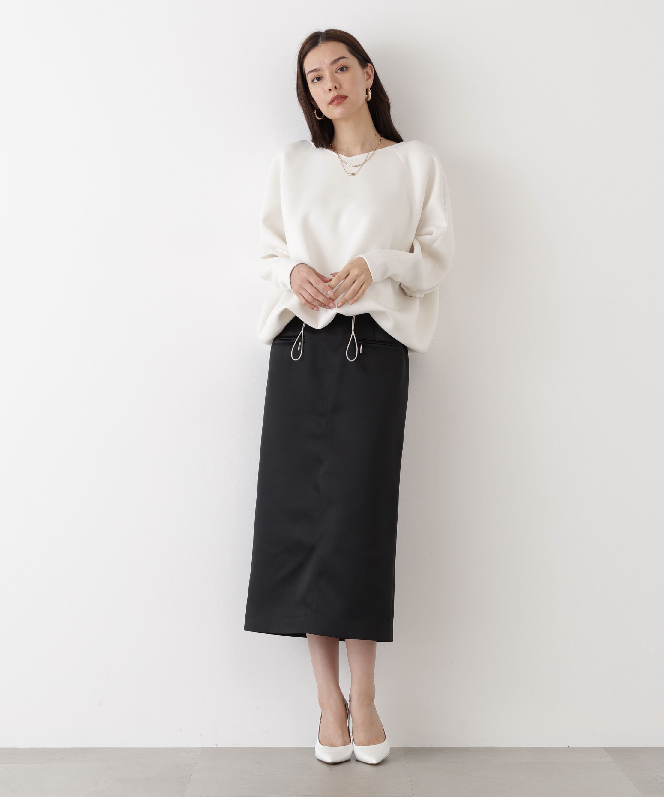  「◆ギャザーヘムプルオーバー」|シャツ・ブラウス|