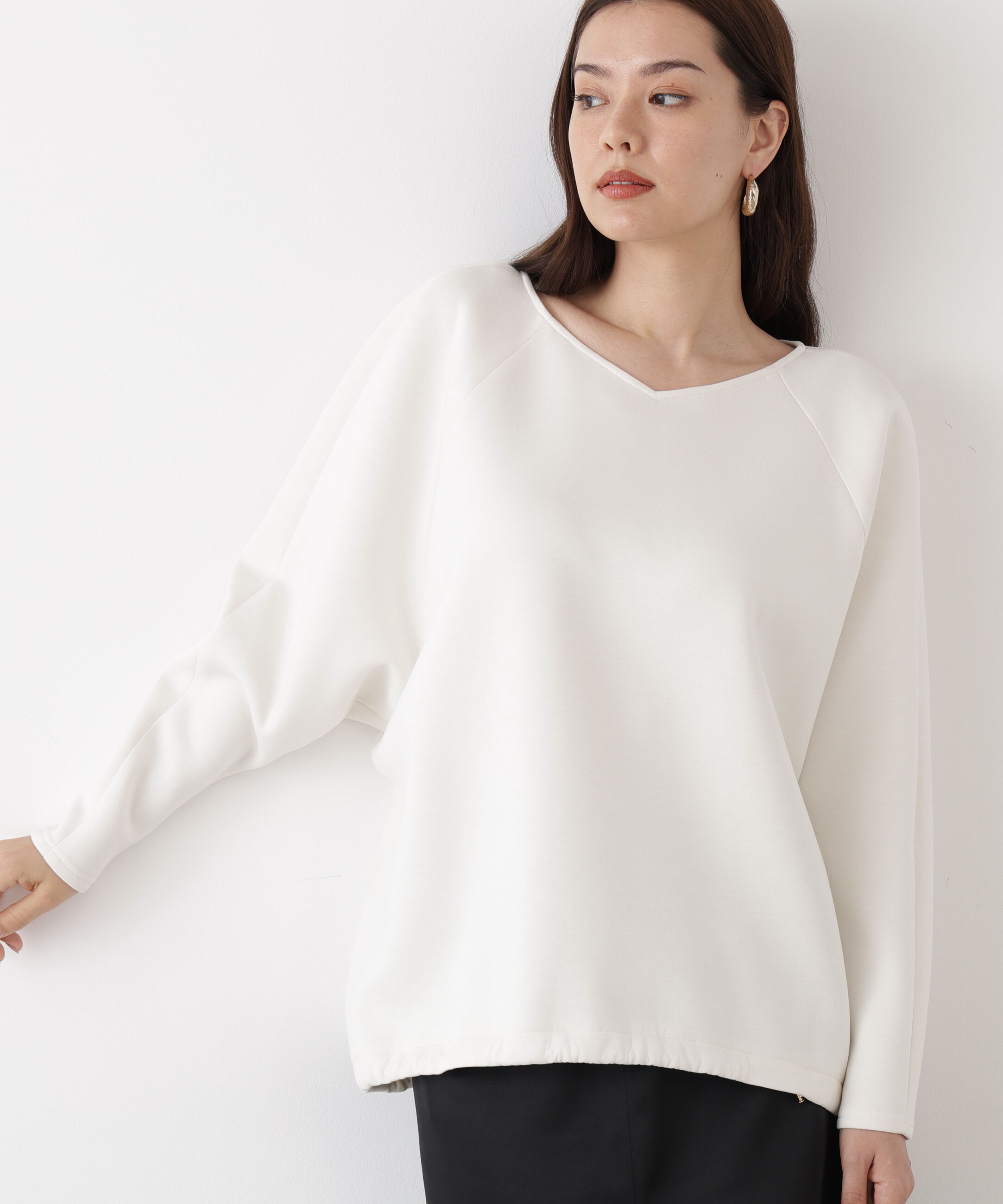  「◆ギャザーヘムプルオーバー」|シャツ・ブラウス|