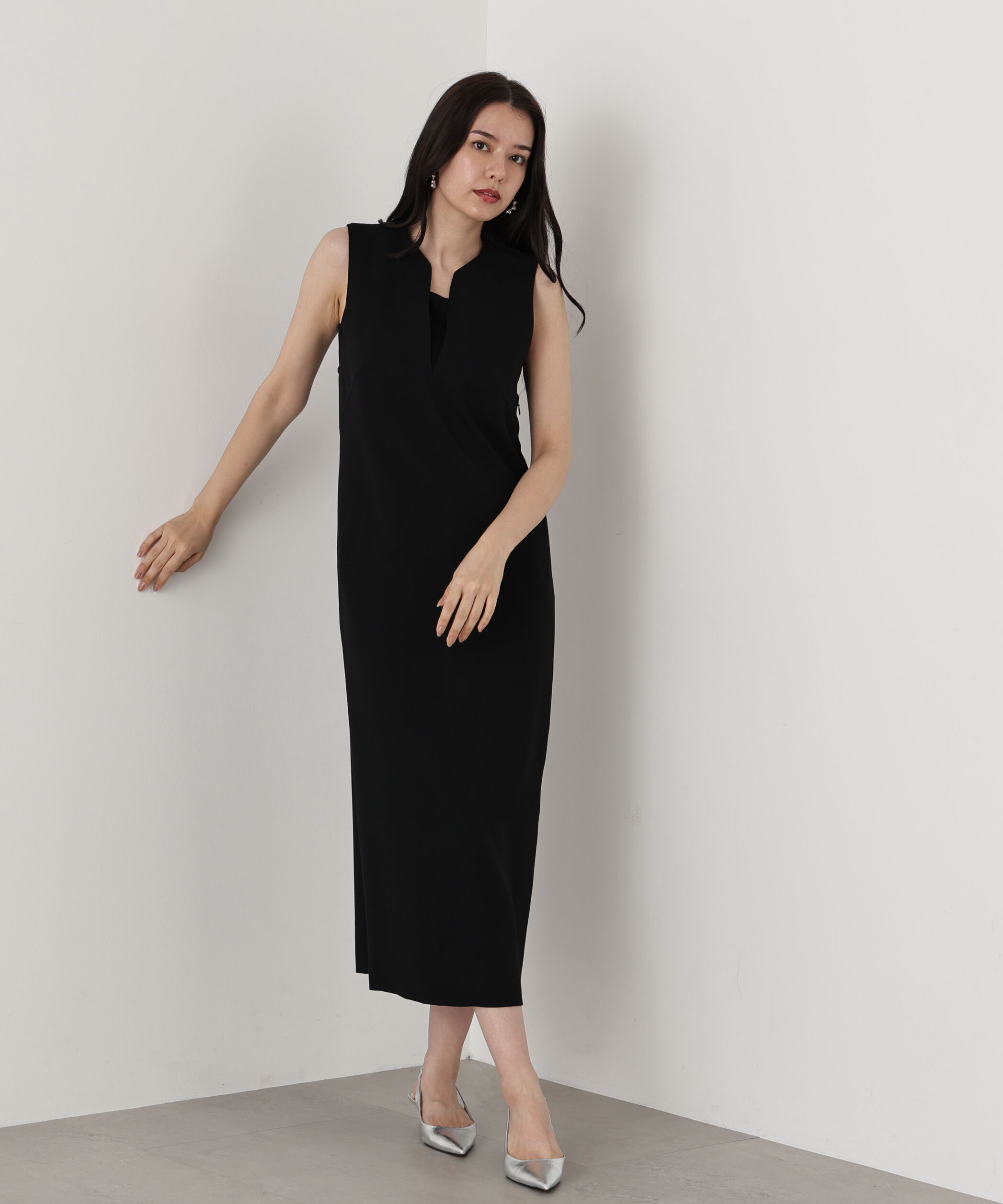  「◆キーネックジャンパースカート」|ワンピース|