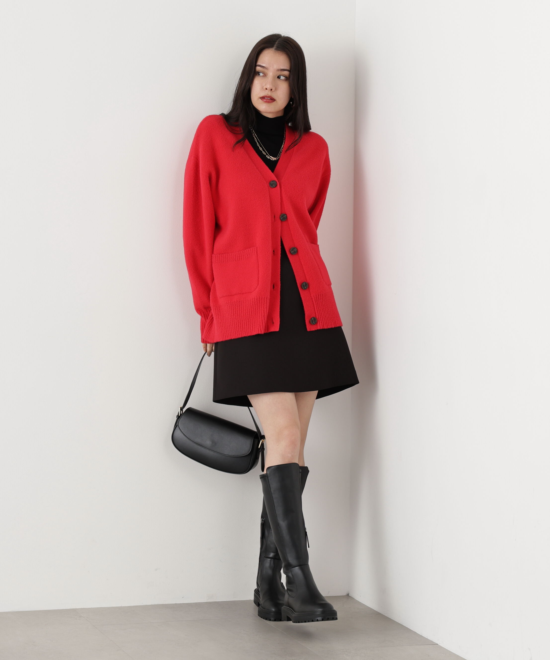  「◆［WEB限定色 ピンク］フェザーヤーンオーバーカーディガン」|その他|