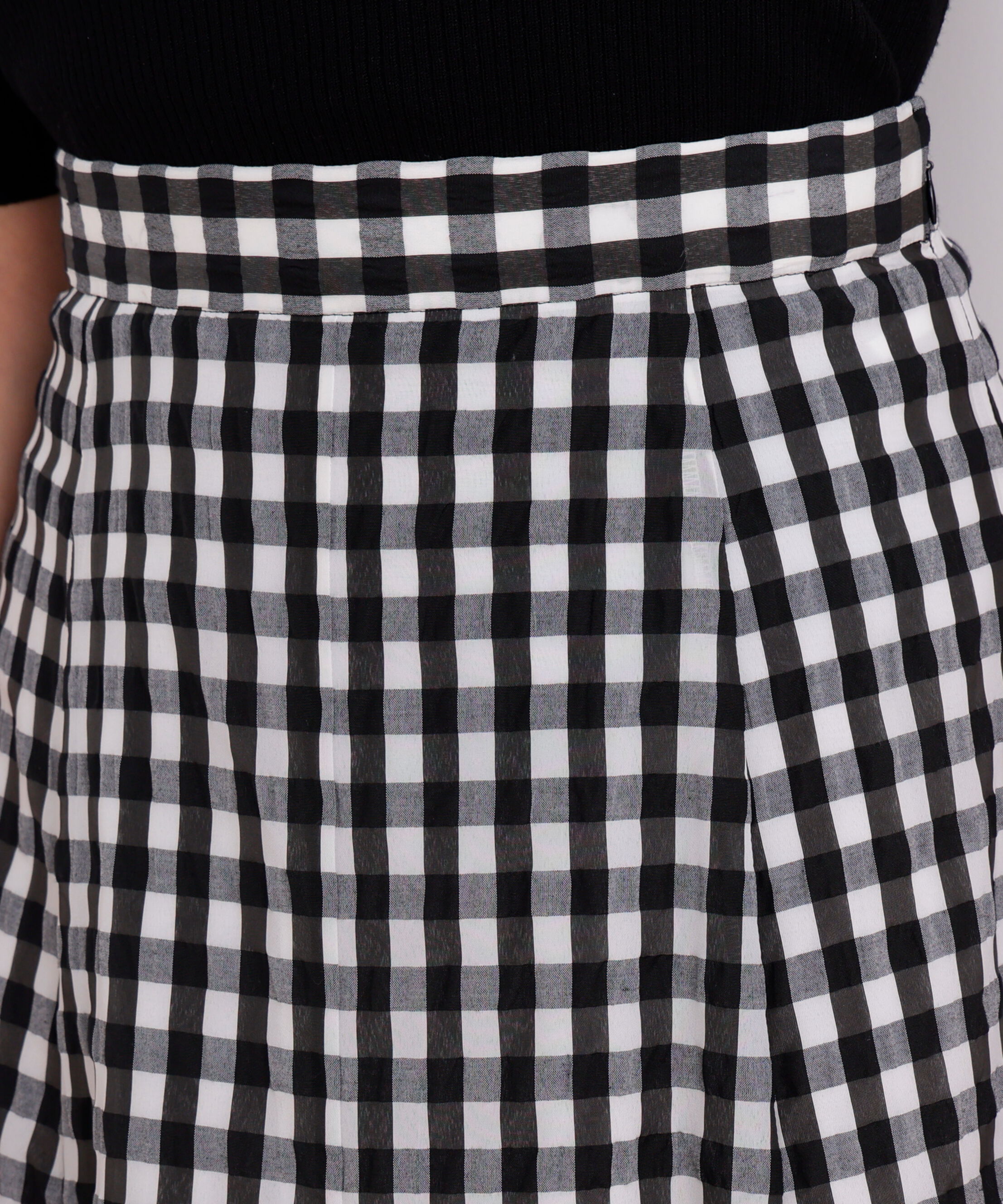  「［美香さん着用］シアーローンボリュームフレアースカート」|スカート|