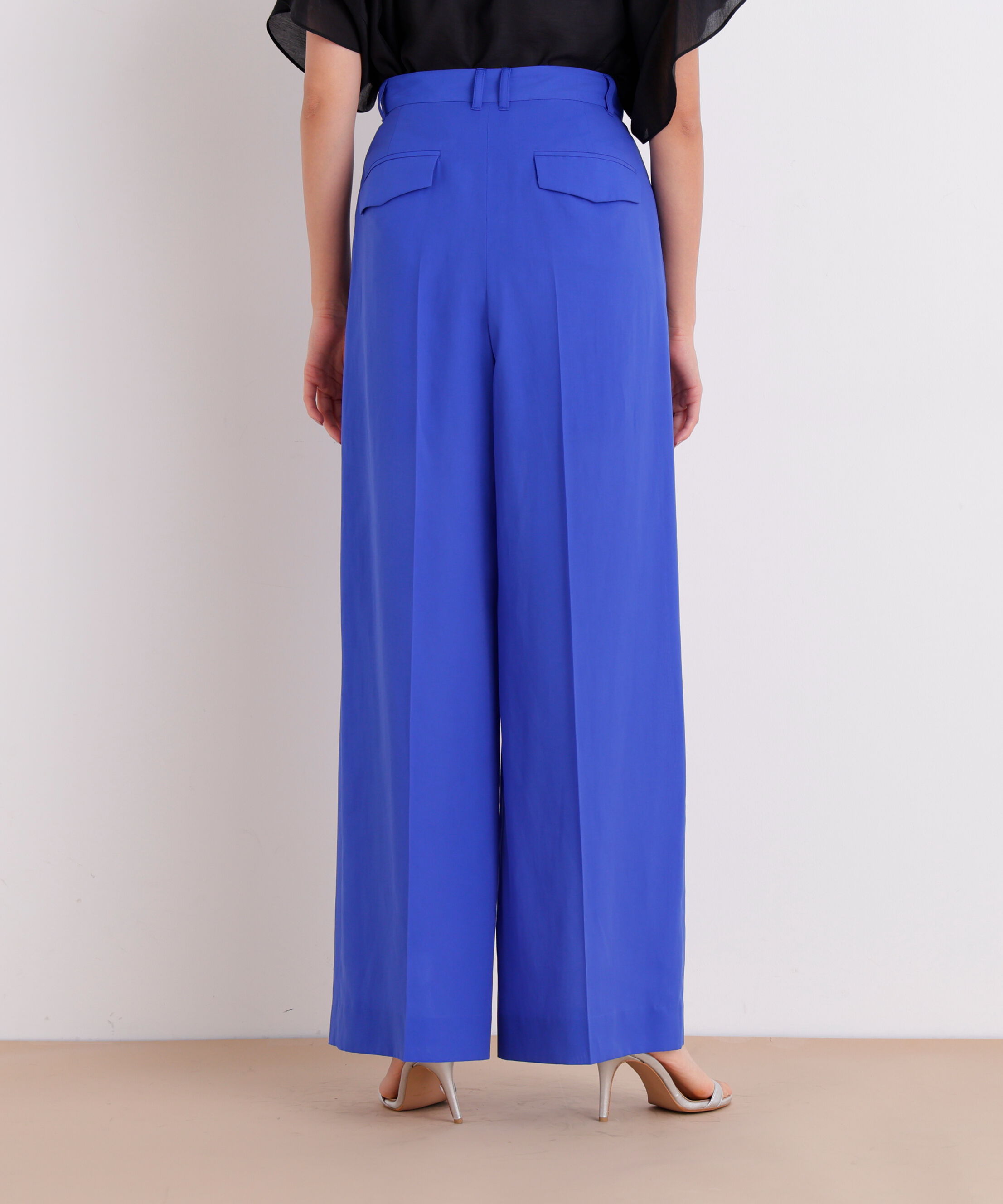  「ラップウエストシアーワイドパンツ」|その他|