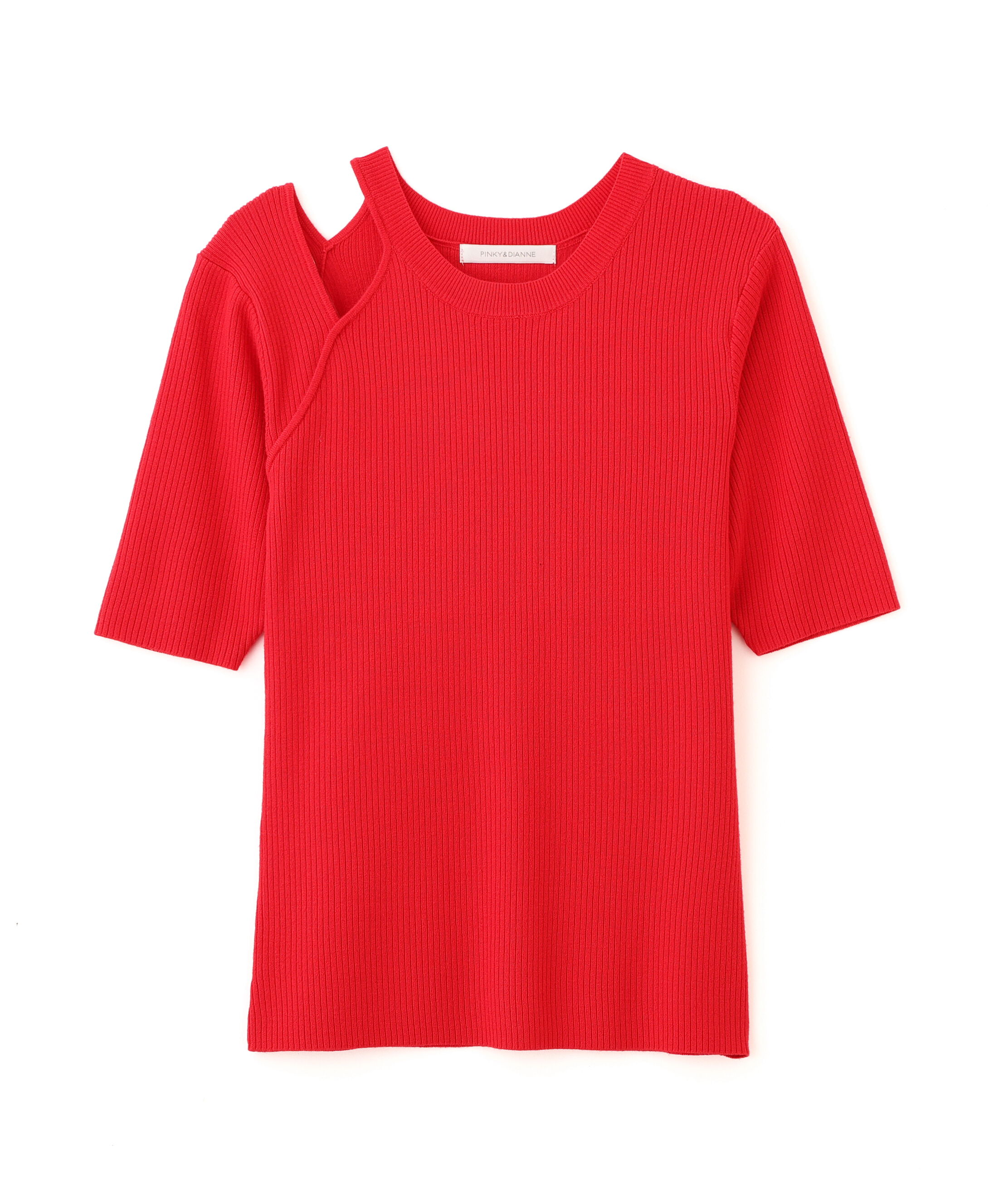  「［美香さん着用］カッティングニットプルオーバー」|ニット・セーター|