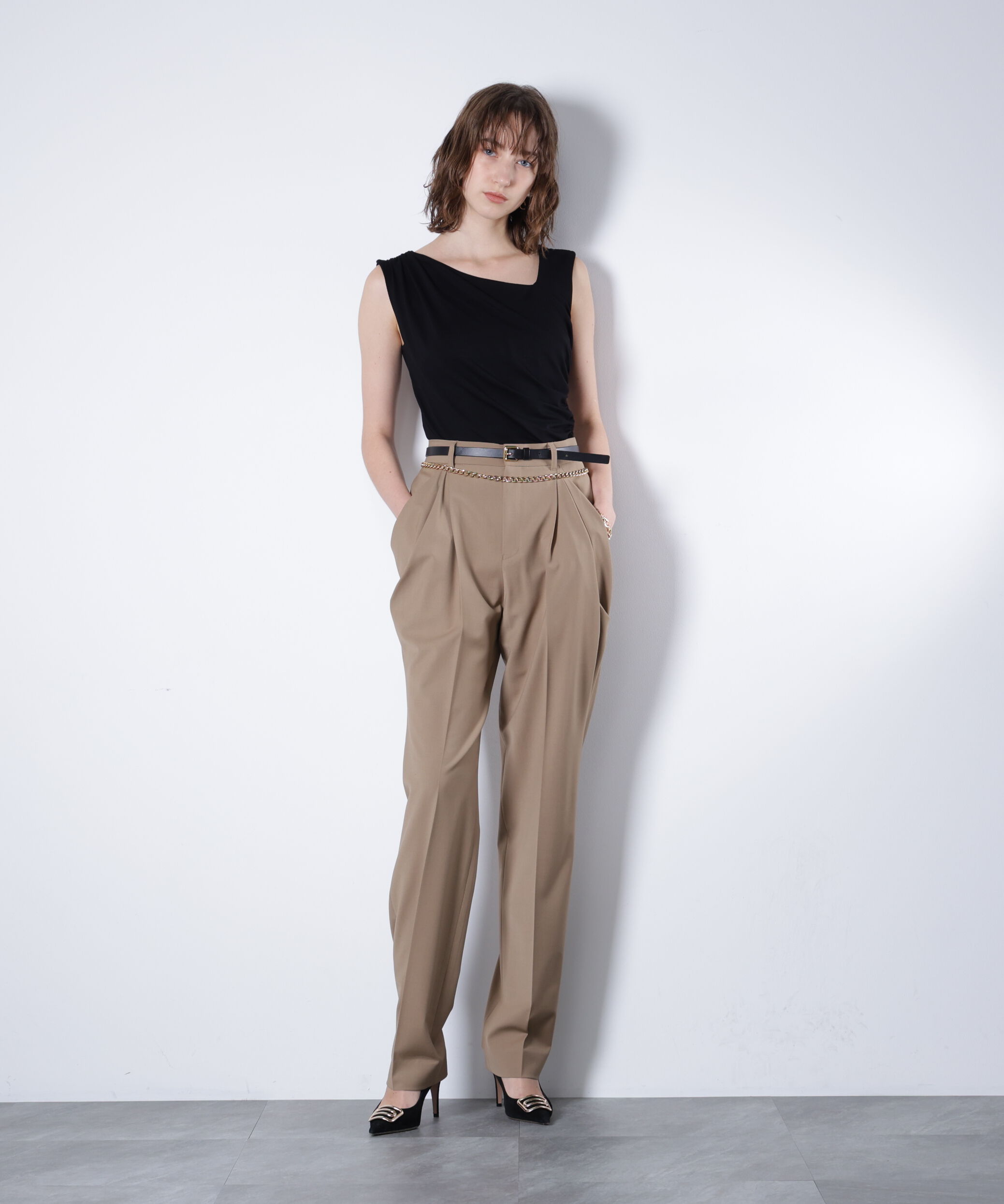  「タックポケットパンツ_」|その他|