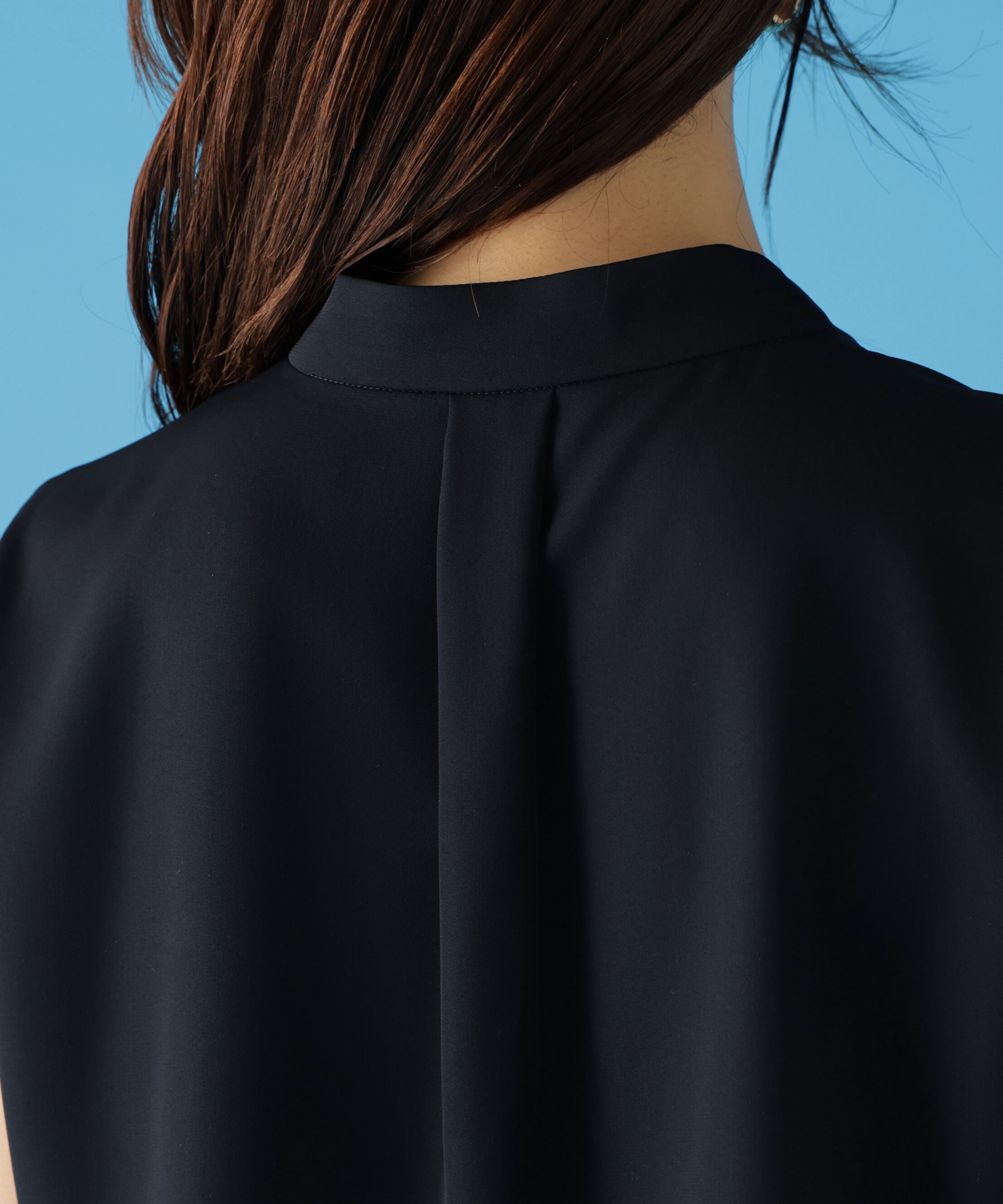  「チョーカー付きＶネックブラウス」|シャツ・ブラウス|