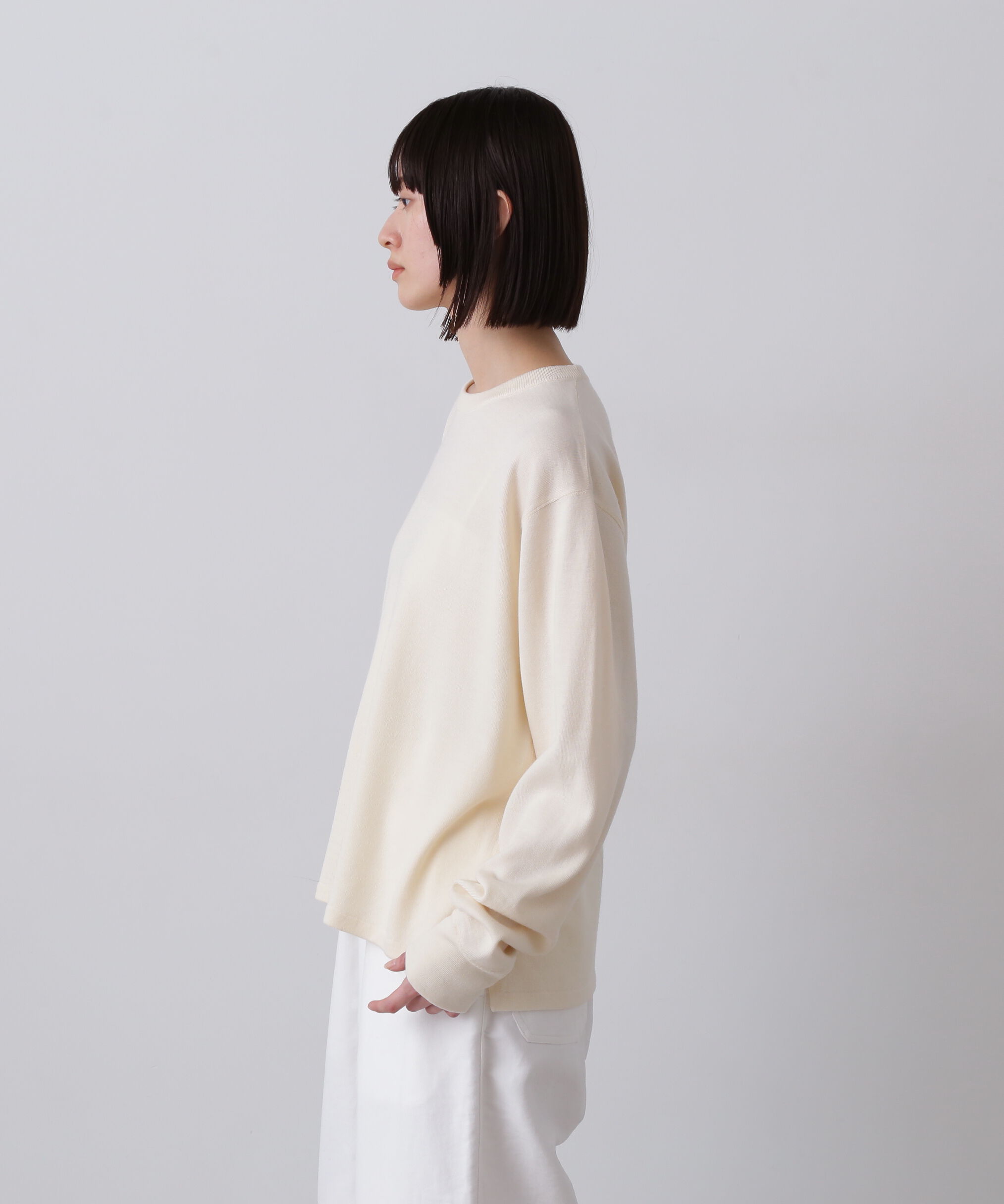 YLEVE 「Ｙ / NONMULESING WOOL KN PULL OVER」|ニット・セーター|