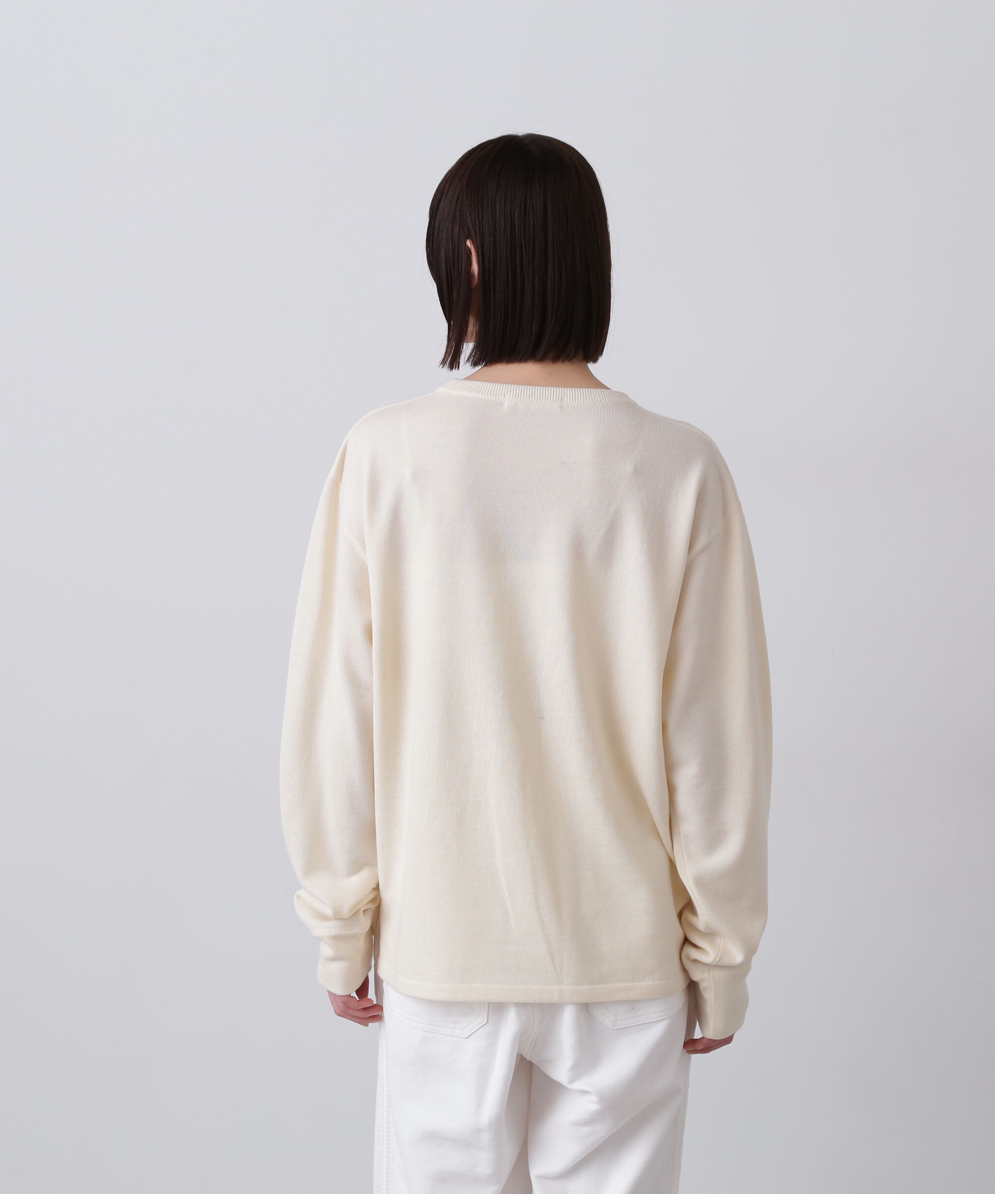 YLEVE 「Ｙ / NONMULESING WOOL KN PULL OVER」|ニット・セーター|