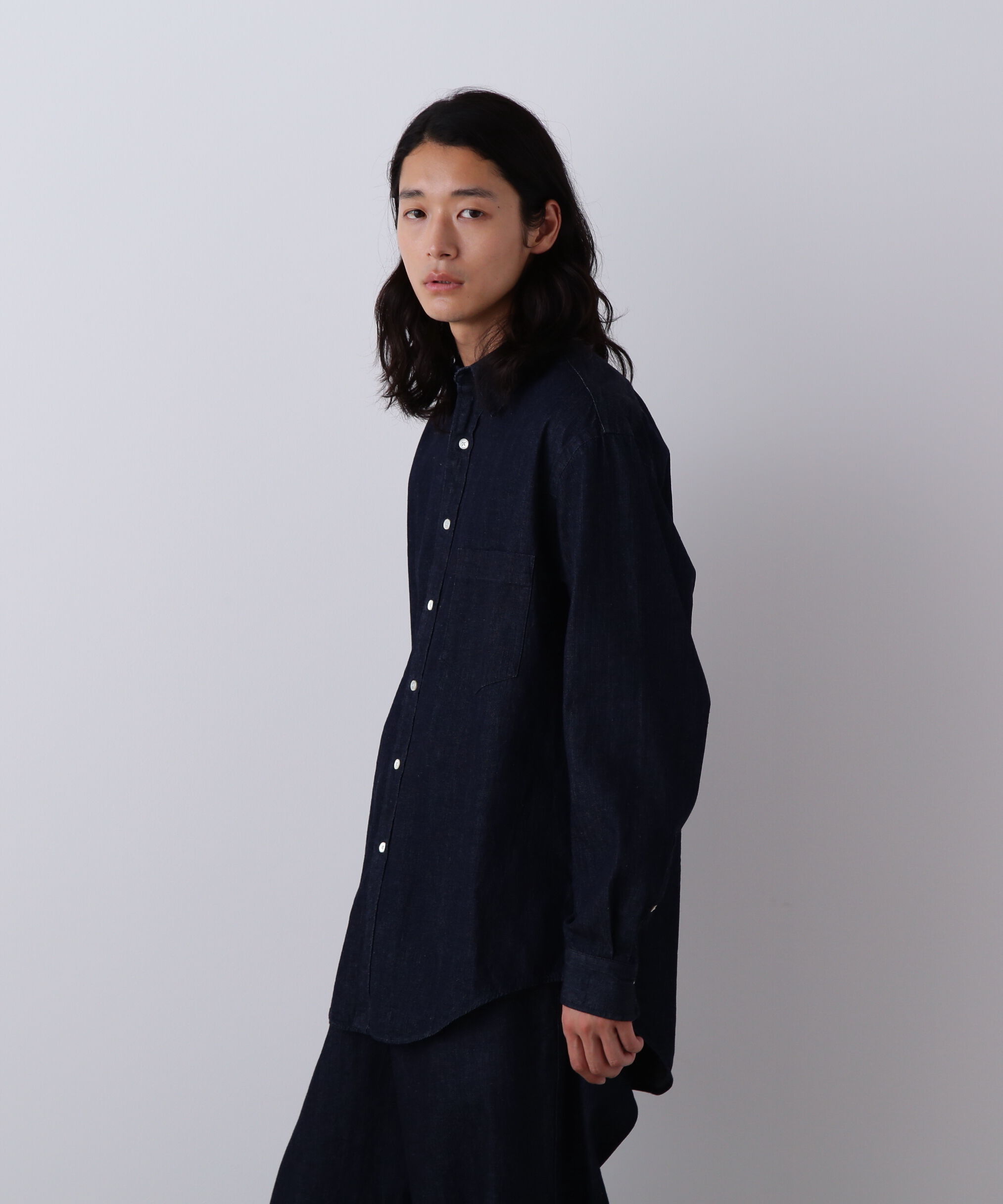 YLEVE 「Ｙ / ORGANIC COTTON LIGHT DENIM SHIRT」|シャツ・ブラウス|