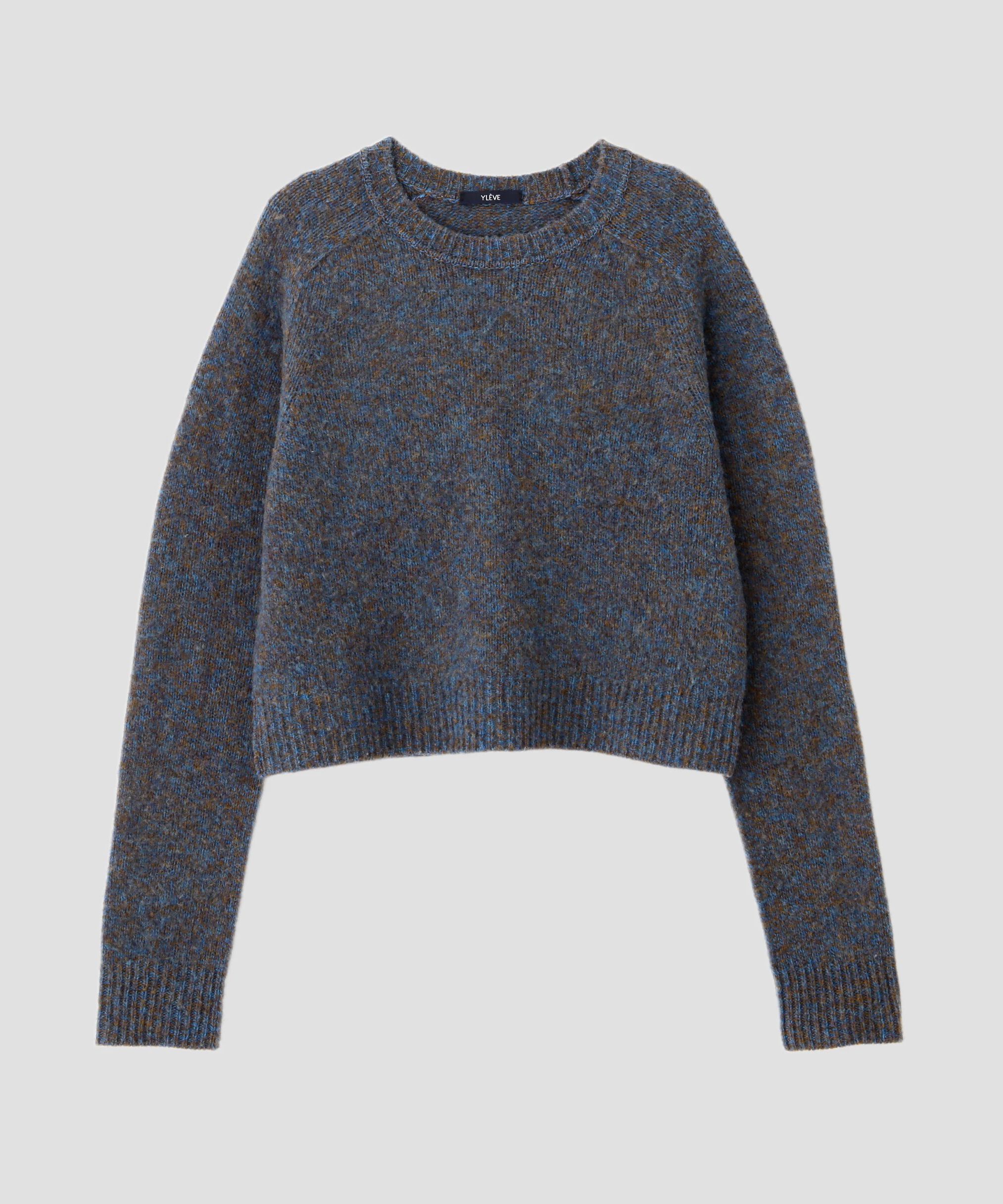 YLEVE 「YLEVE / ITARIAN MERINO WOOL MELANGE KNIT PULL OVER」|ニット・セーター|
