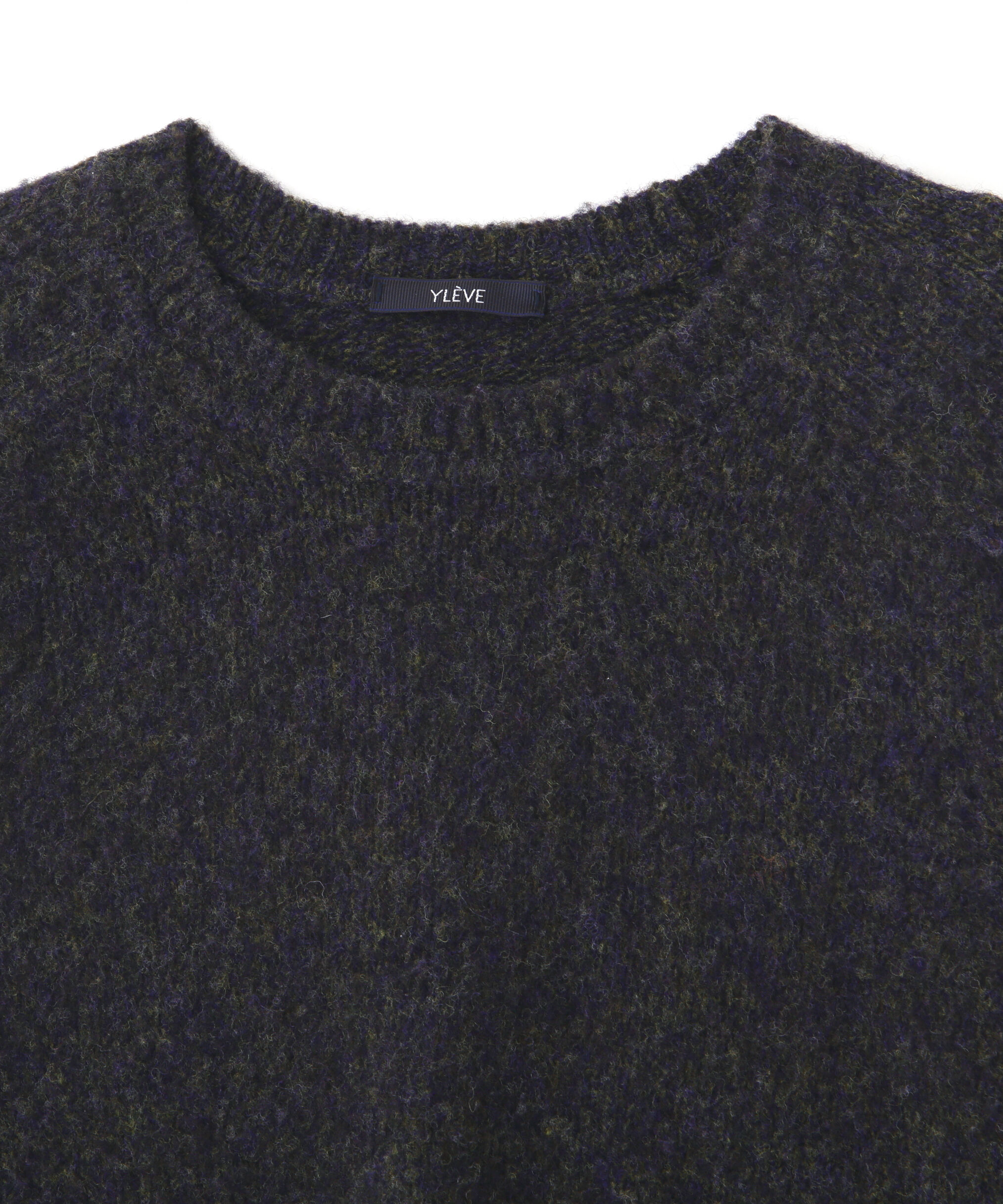 YLEVE 「YLEVE / ITARIAN MERINO WOOL MELANGE KNIT PULL OVER」|ニット・セーター|