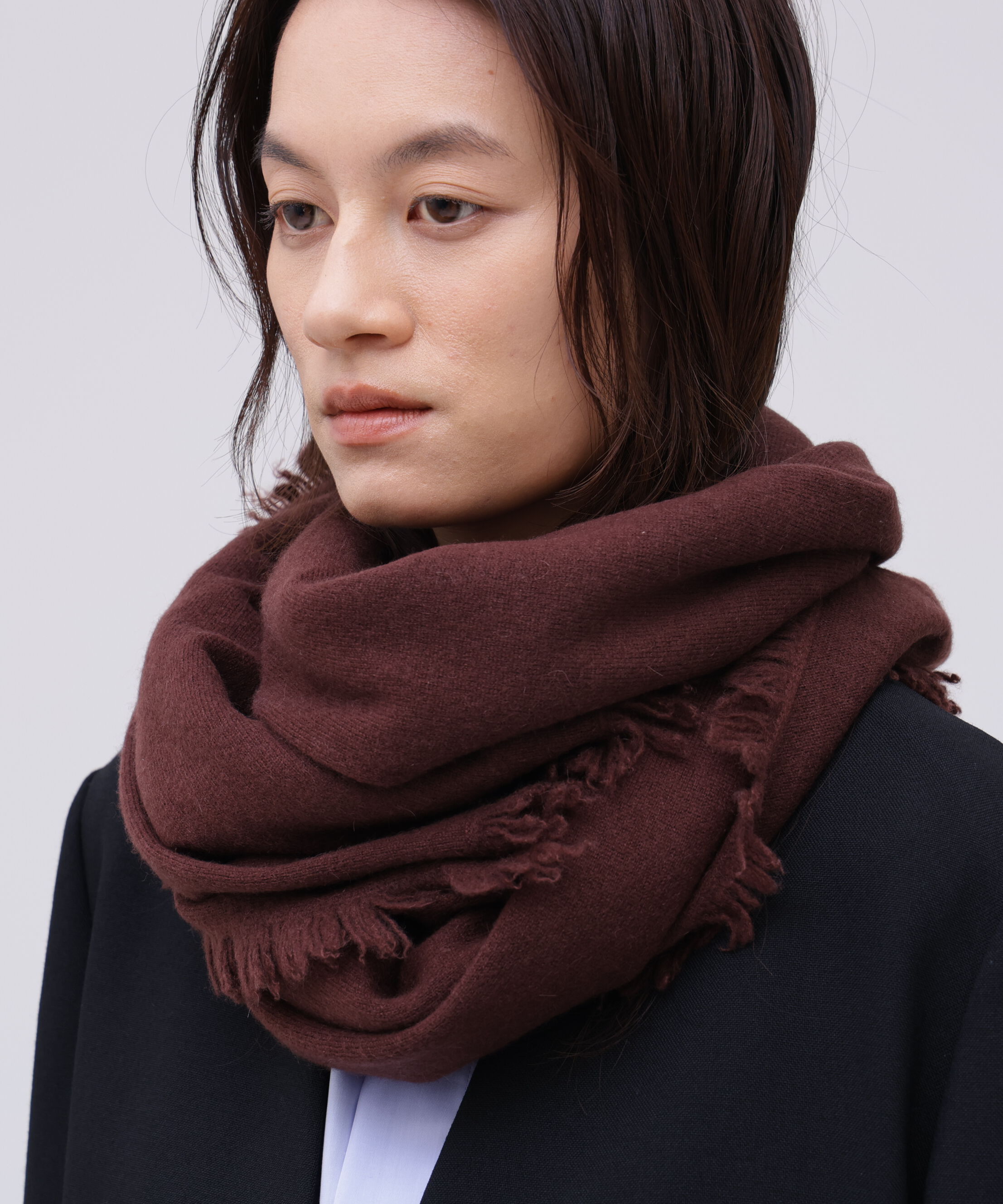YLEVE 「YLEVE / CASHMERE KNIT STOLE」|マフラー|