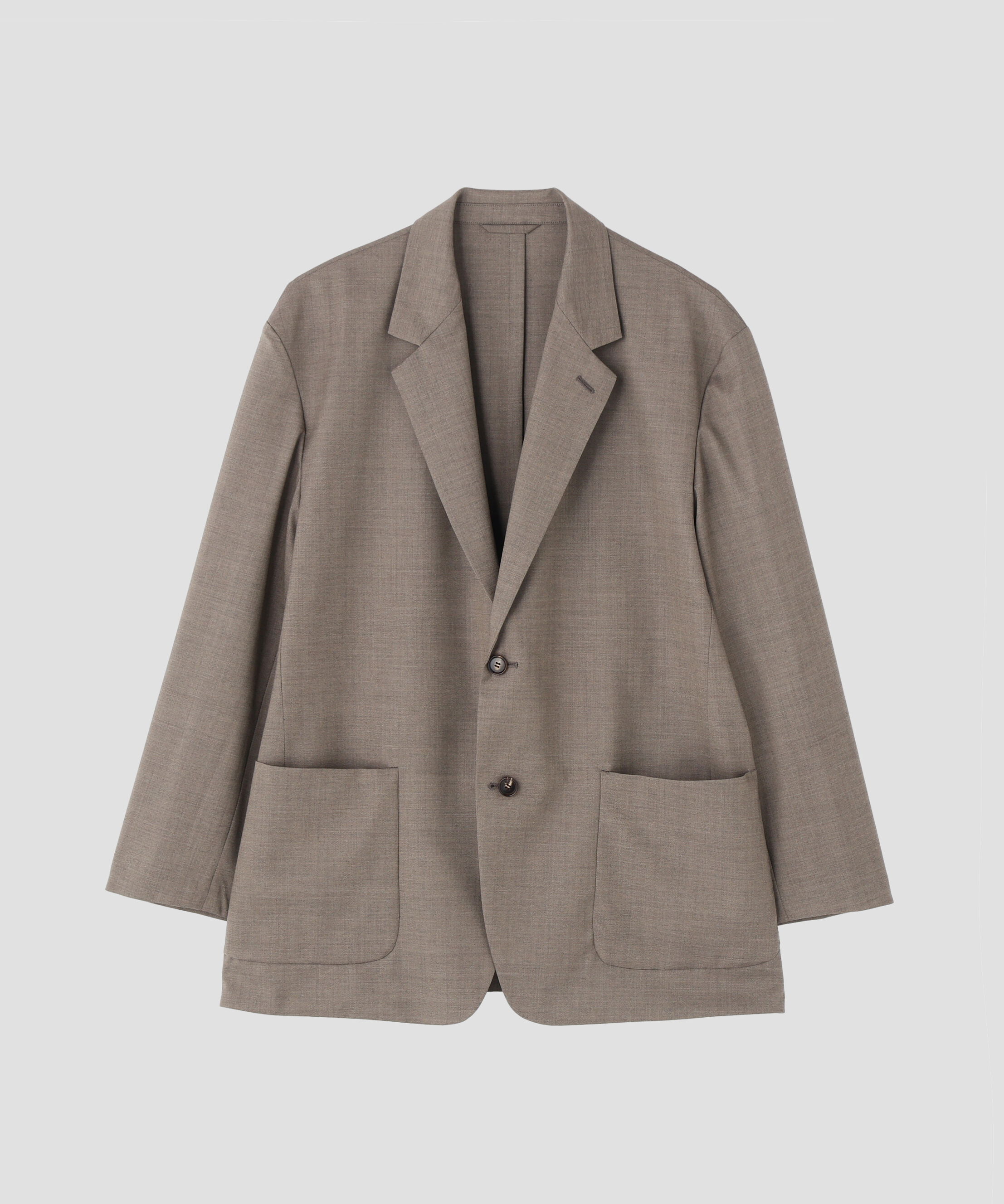 YLEVE 「YLEVE / SUPER120'S CHAMBRAY WOOL JACKET」|その他|ブラウン